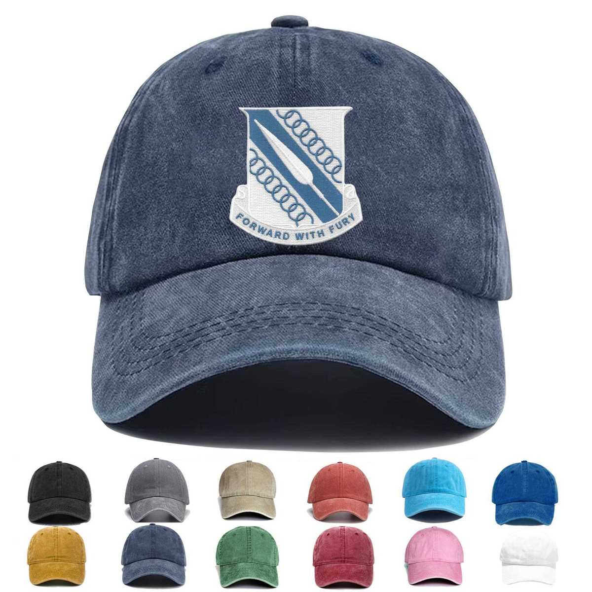 512th Infantry Regiment Embroidered Hat - Custom Hat
