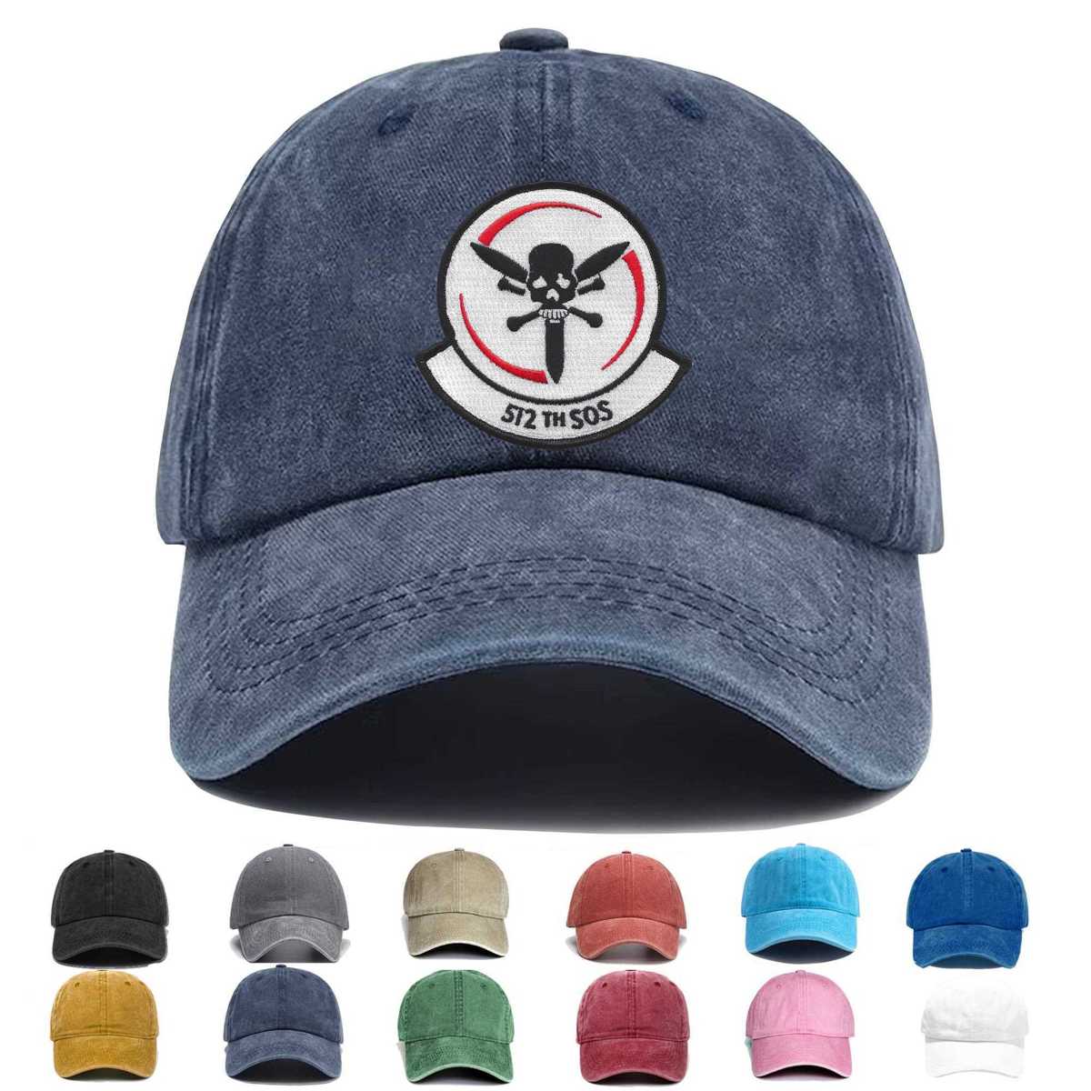512th Sos Special Operations Squadron Embroidered Hat - Custom Hat