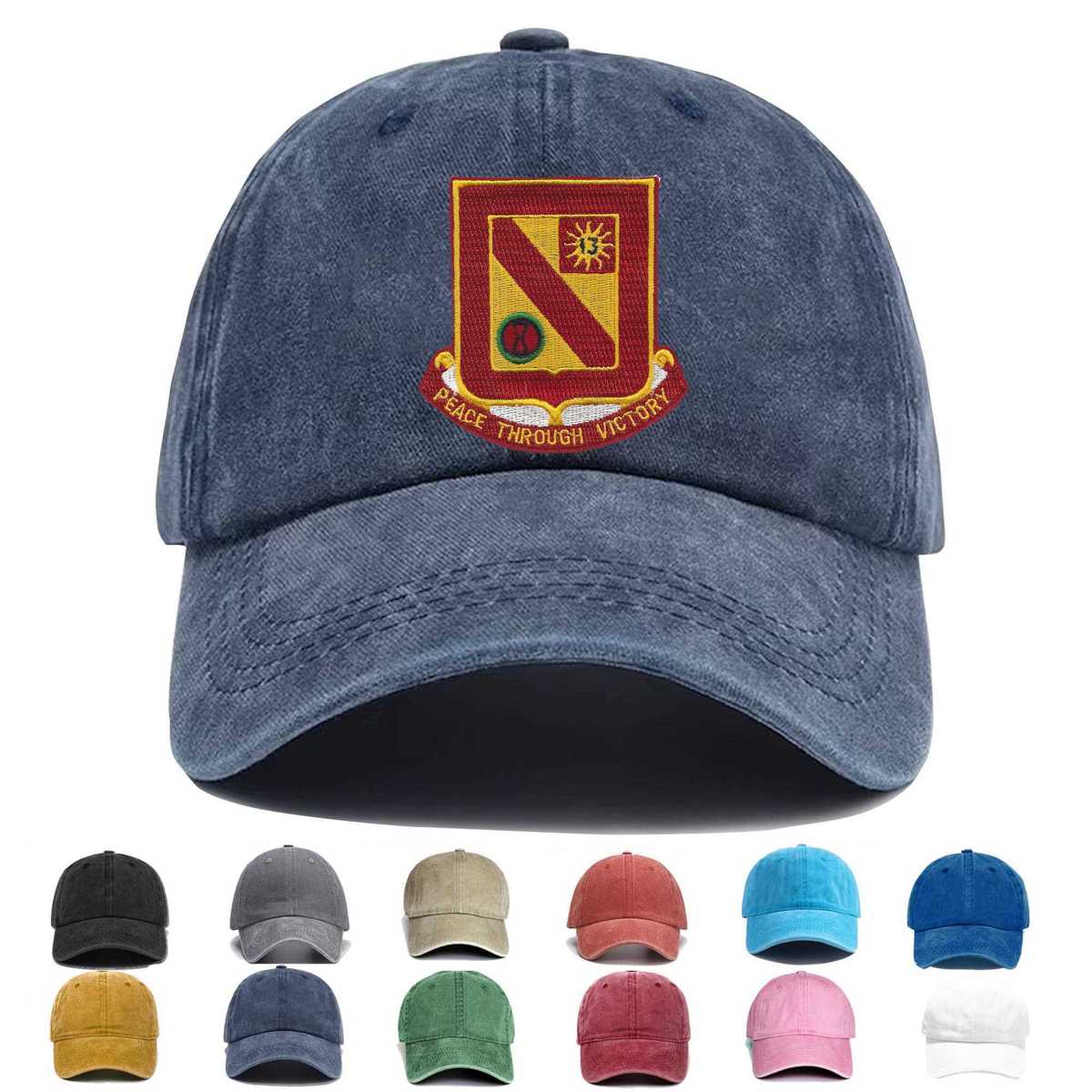 555th Airborne Field Artillery Battalion Embroidered Hat - Custom Hat