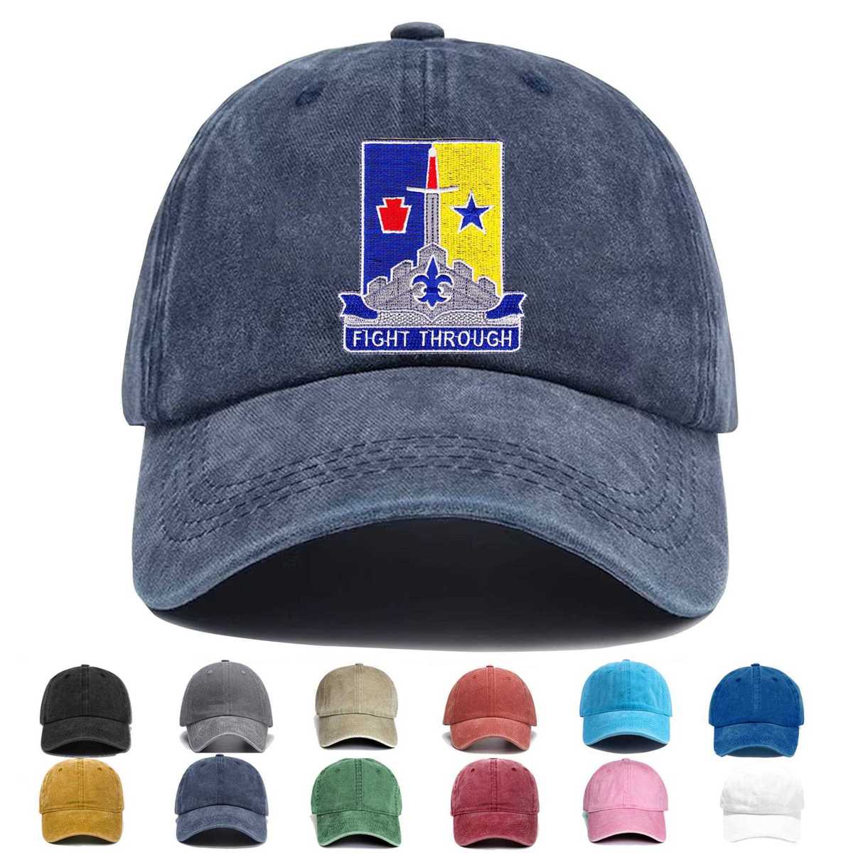 55th Brigade Combat Team 28th Infantry Division Special Troops Battalion Stb 59 Embroidered Hat - Custom Hat