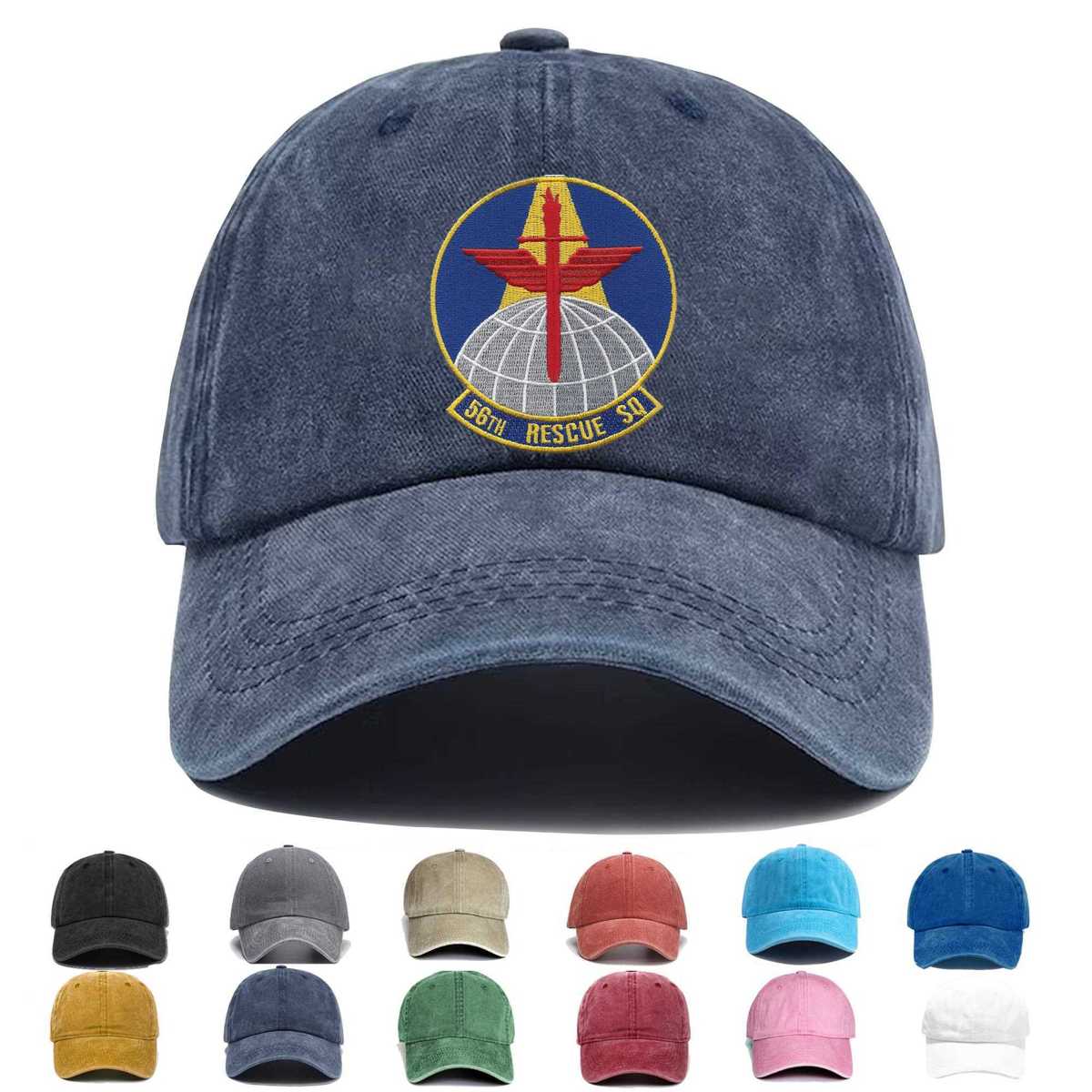 56th Rescue Squadron Embroidered Hat - Custom Hat