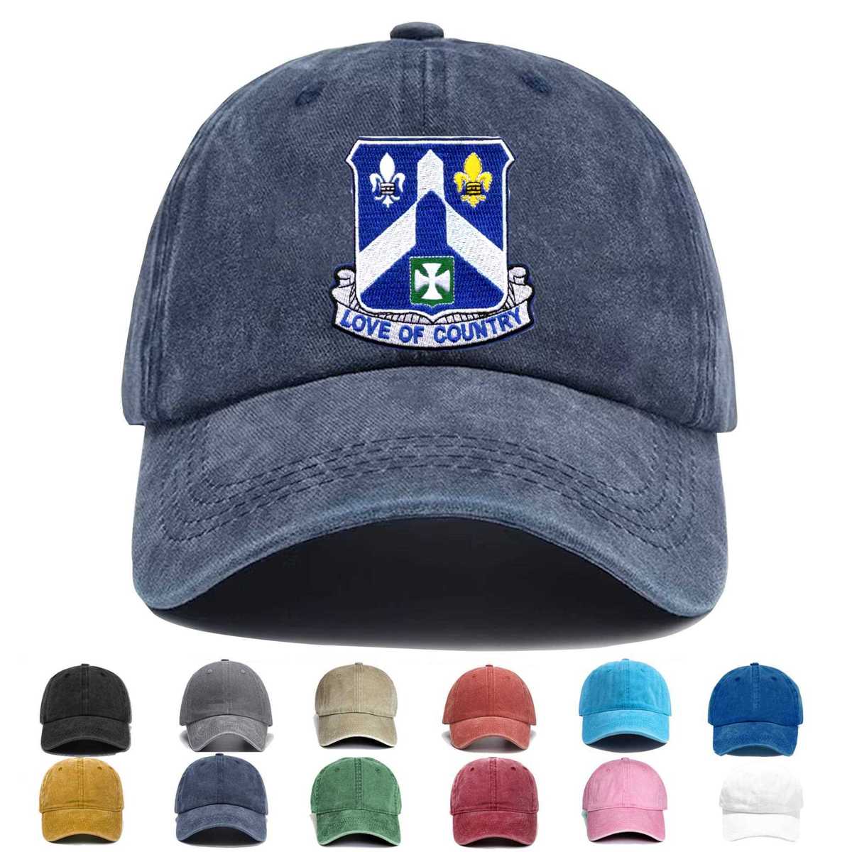 58th Infantry Regiment Love Of Country Embroidered Hat - Custom Hat