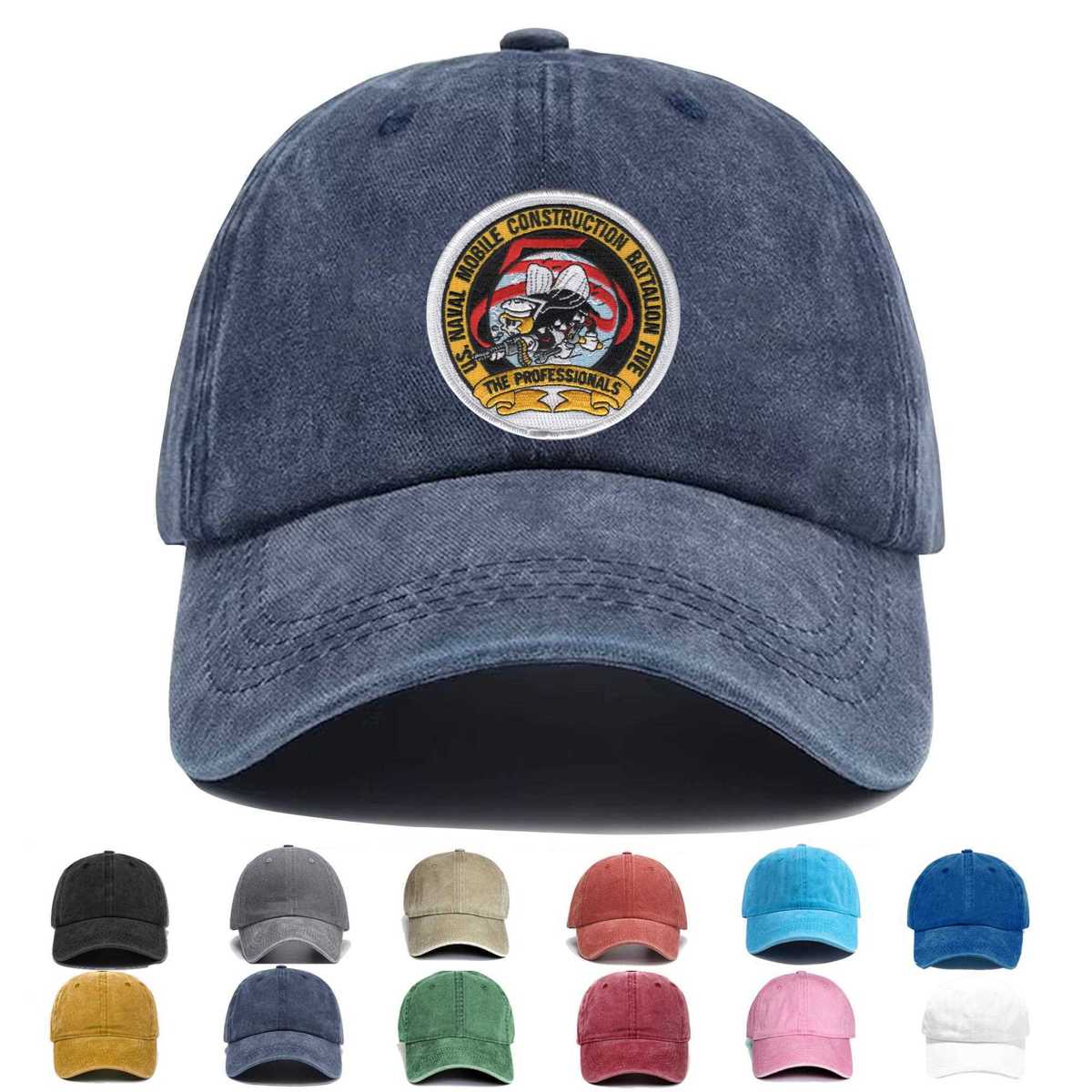 5th Mobile Construction Battalion The Professionals Embroidered Hat - Custom Hat
