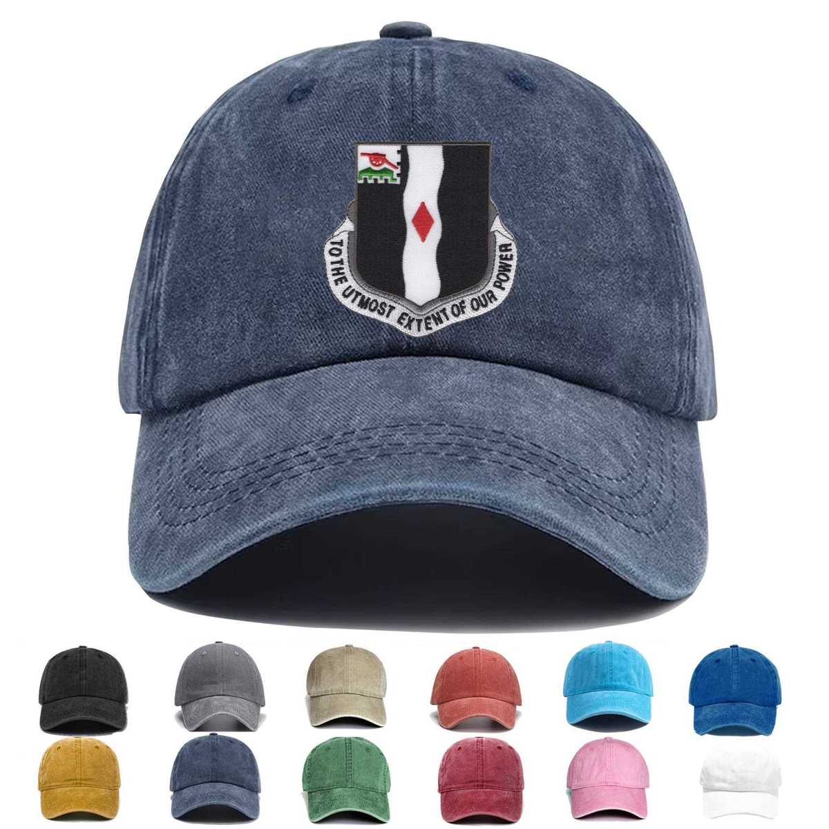 60th Infantry Regiment To The Utmost Extent Of Our Power Embroidered Hat - Custom Hat