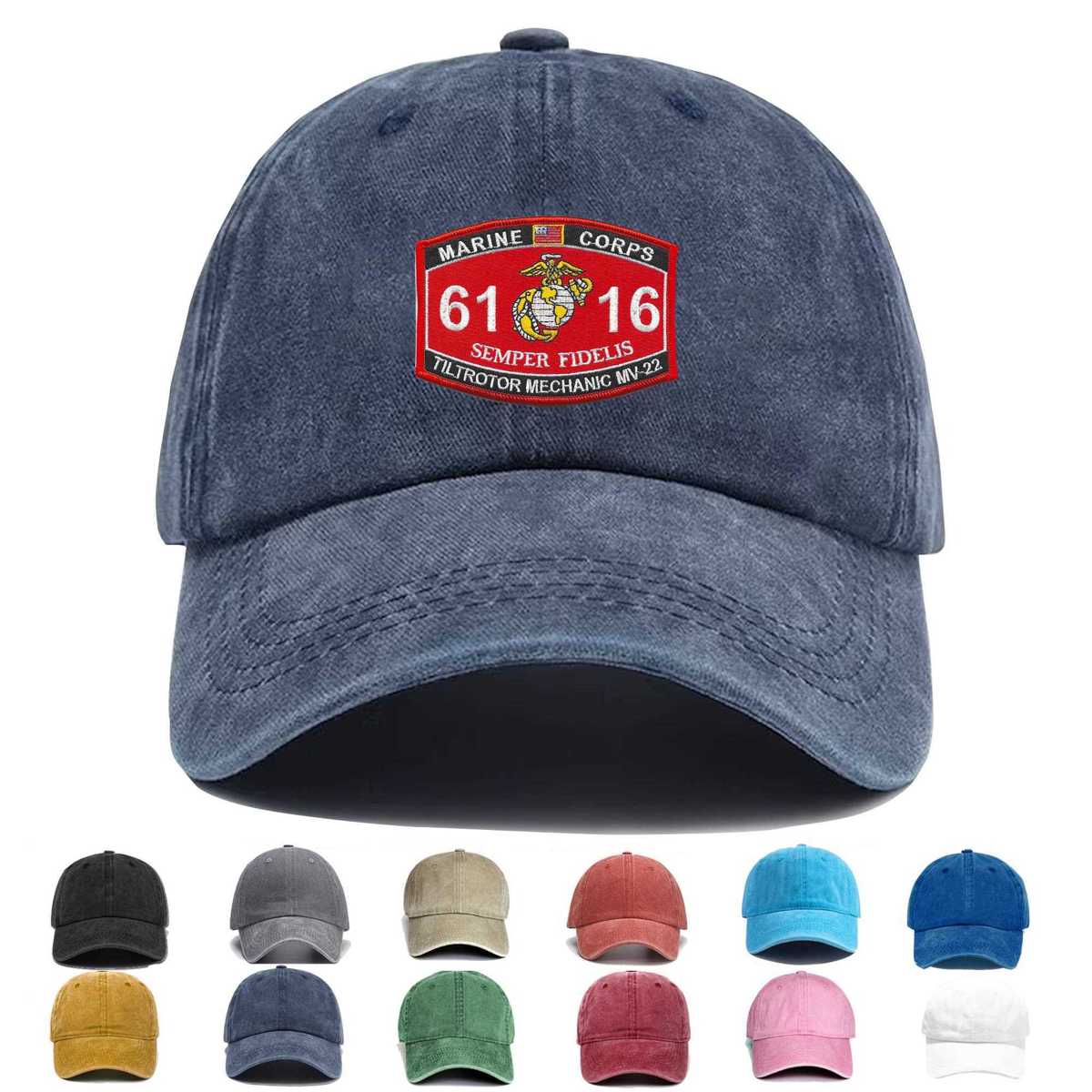 6116 Tilt Rotor Mechanic Mv 22 Mos Embroidered Hat - Custom Hat