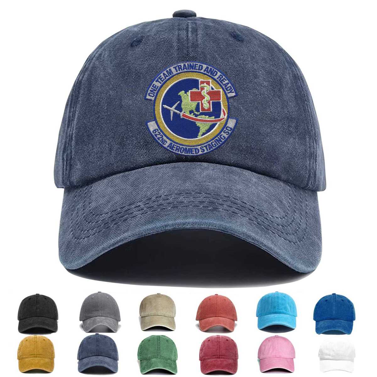 622nd Aeromedical Staging Squadron Embroidered Hat - Custom Hat