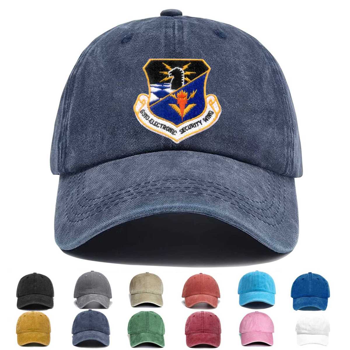 6910th Electronic Security Wing Esw Embroidered Hat - Custom Hat