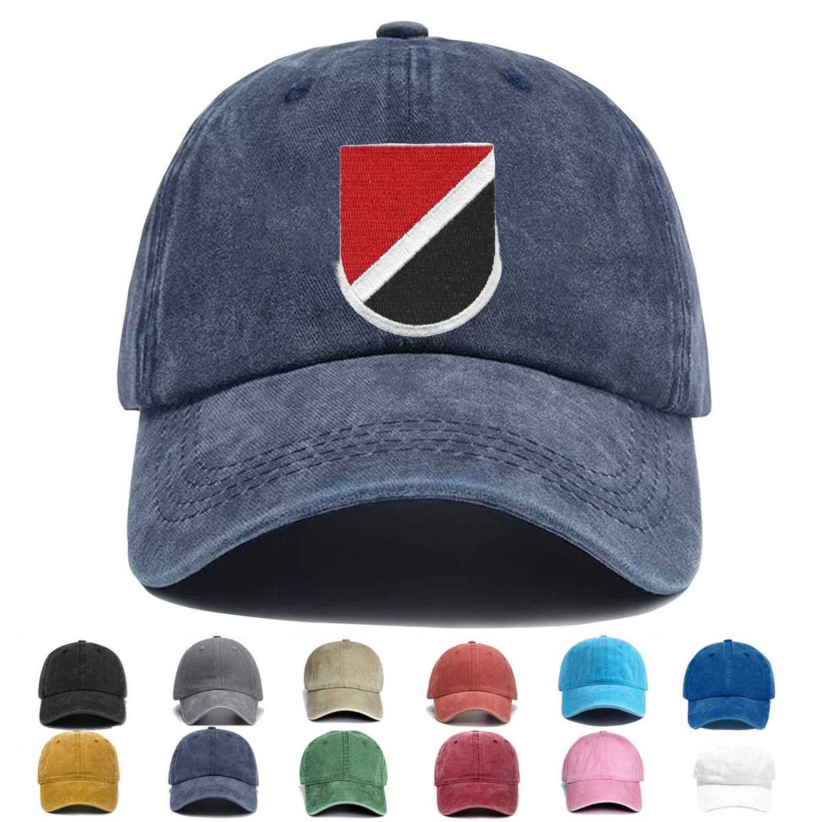 6th Special Forces Group Flash 1963 1971 Sfg Embroidered Hat - Custom Hat