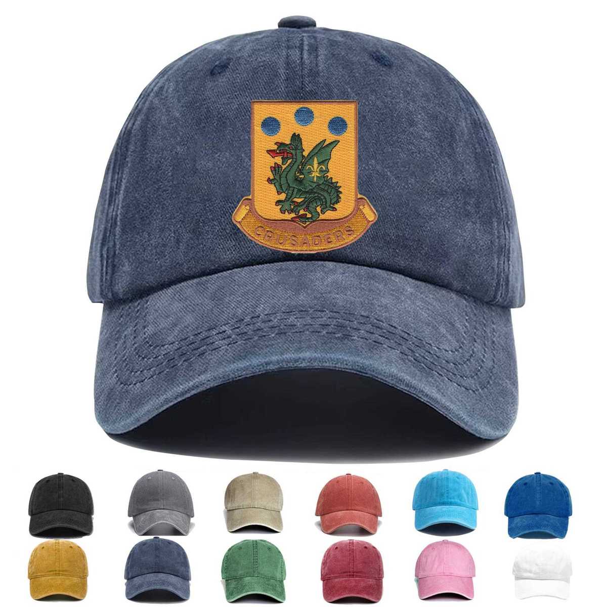 72nd Armor Regiment Crusaders Embroidered Hat - Custom Hat