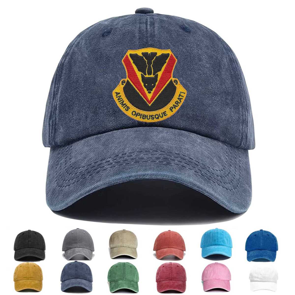 741st Aaa Anti Aircraft Field Artillery Battalion Embroidered Hat - Custom Hat