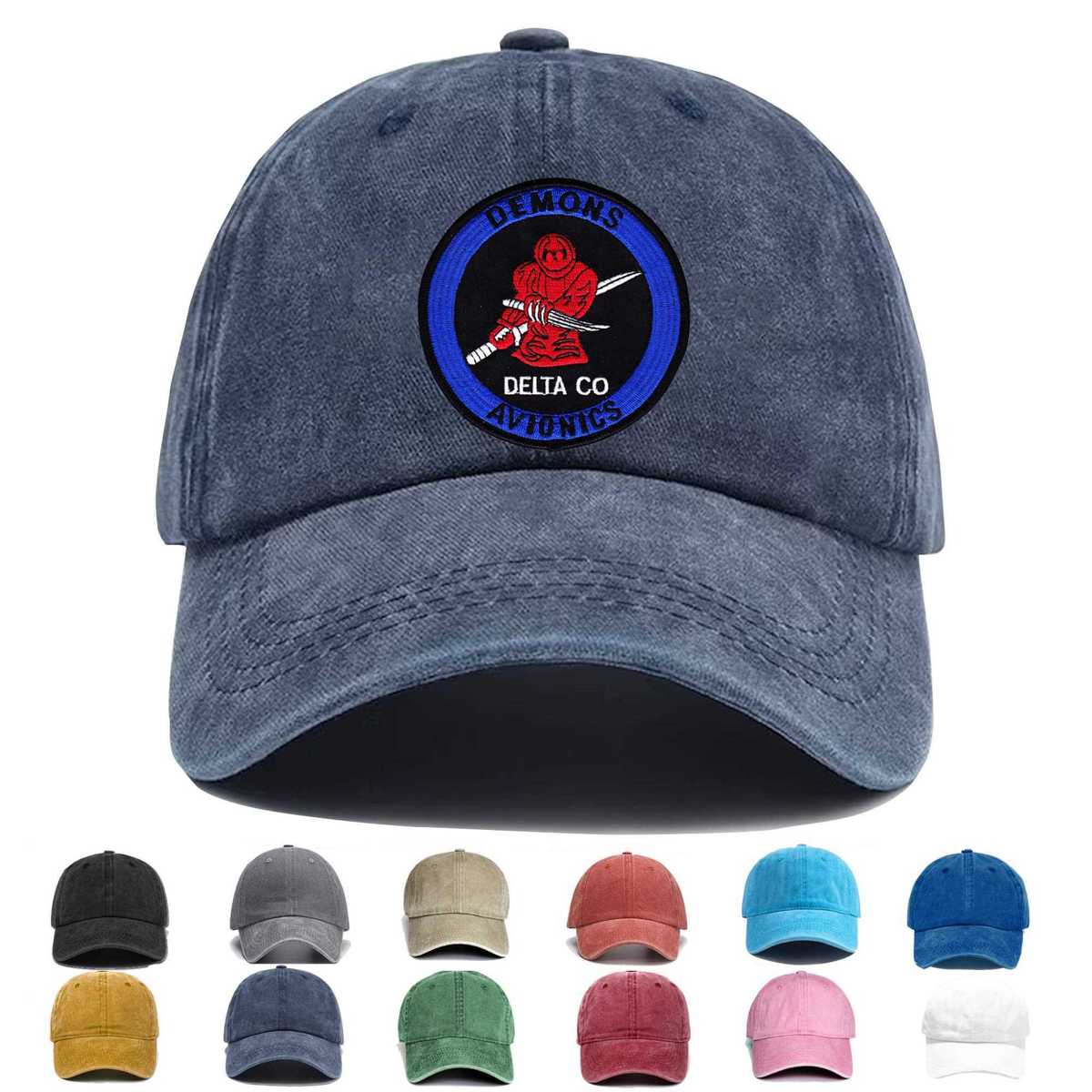 78th Aviation Life Support Equipment Battalion D Company Avionics Embroidered Hat - Custom Hat