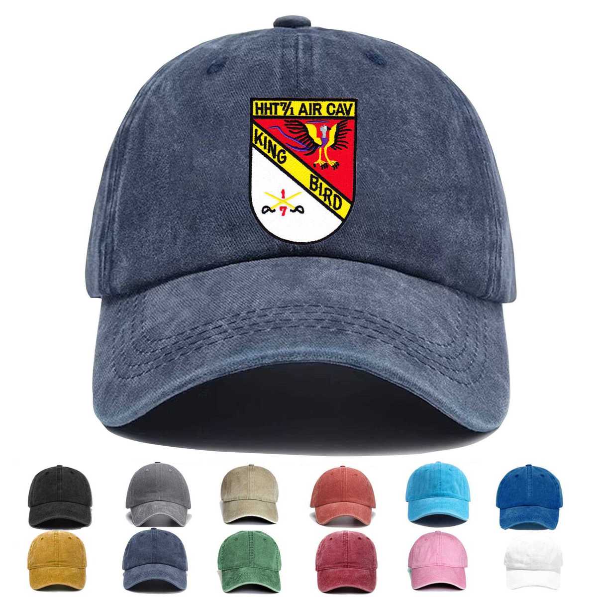 7th Squadron 1st Air Cavalry Aviation Regiment Hht Embroidered Hat - Custom Hat