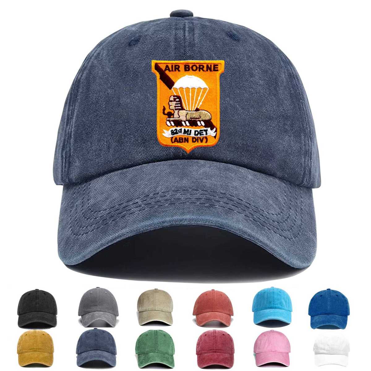 82nd Airborne Division Military Intelligence Detachment Embroidered Hat - Custom Hat