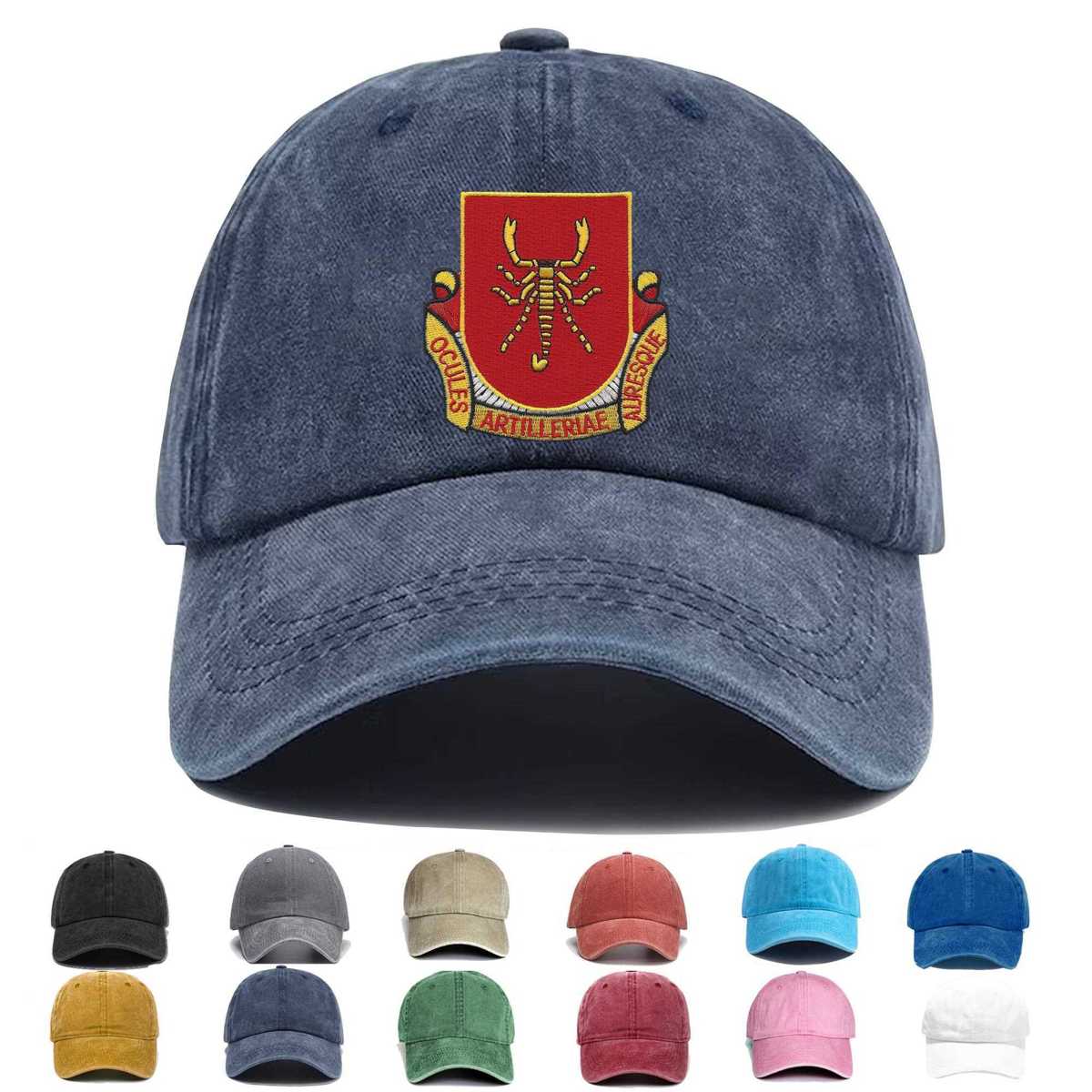 8th A Field Artillery Battalion Scorpion Embroidered Hat - Custom Hat