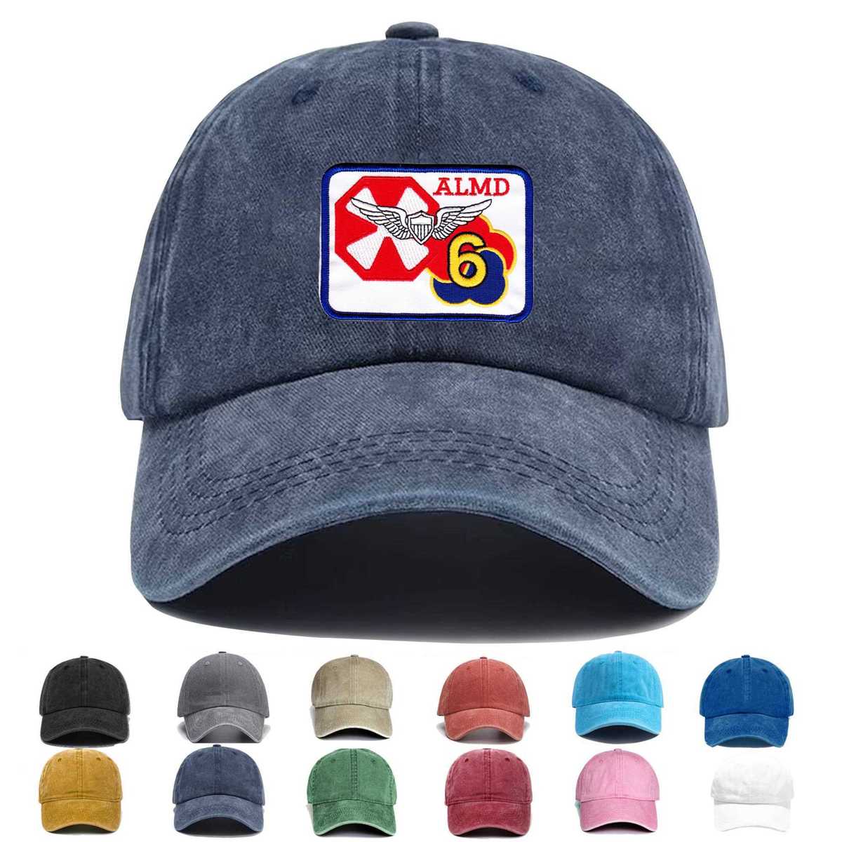 8th Army 6th Aviation Logistics Management Division Command Almd 6 Embroidered Hat - Custom Hat