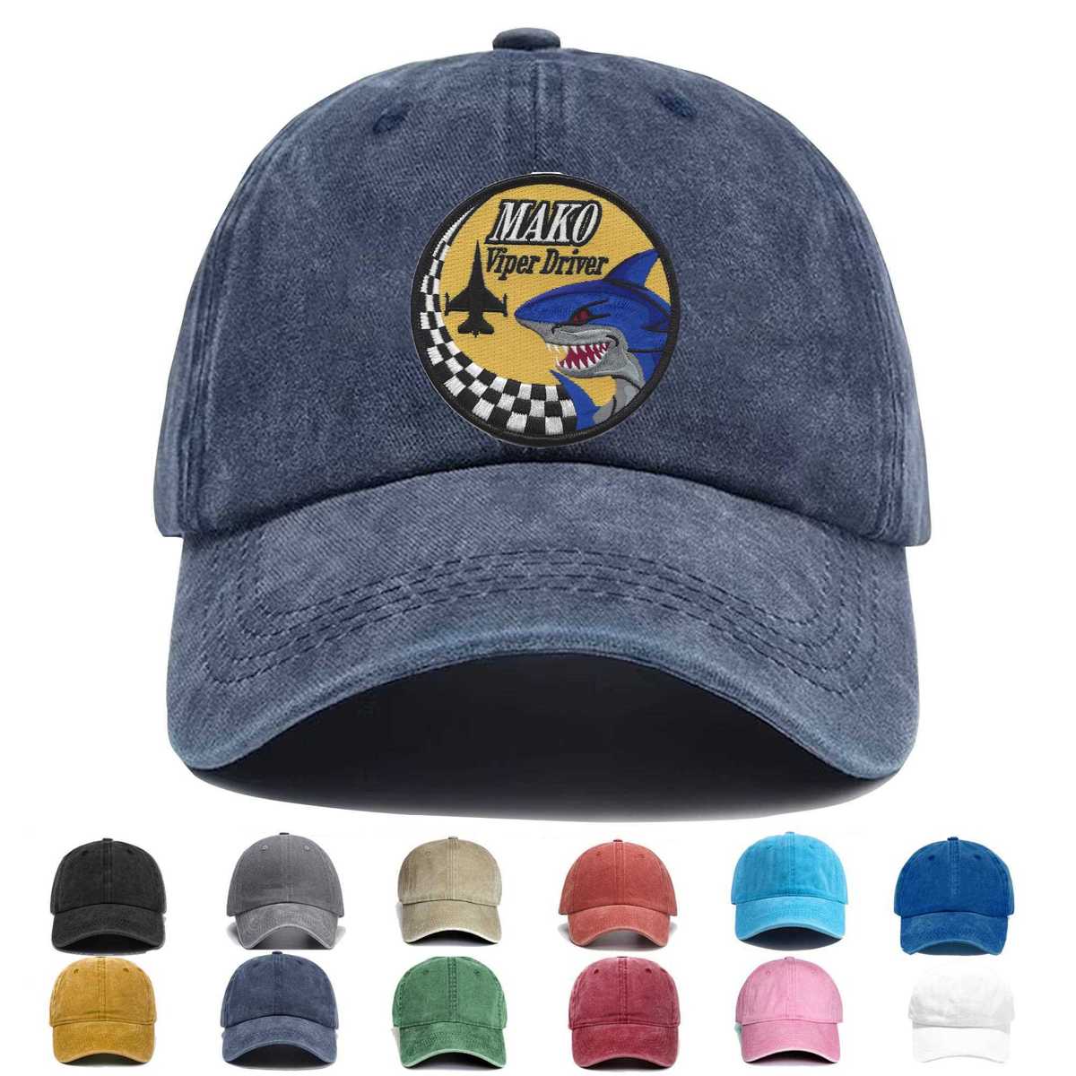 93rd Fighter Squadron Mako Embroidered Hat - Custom Hat
