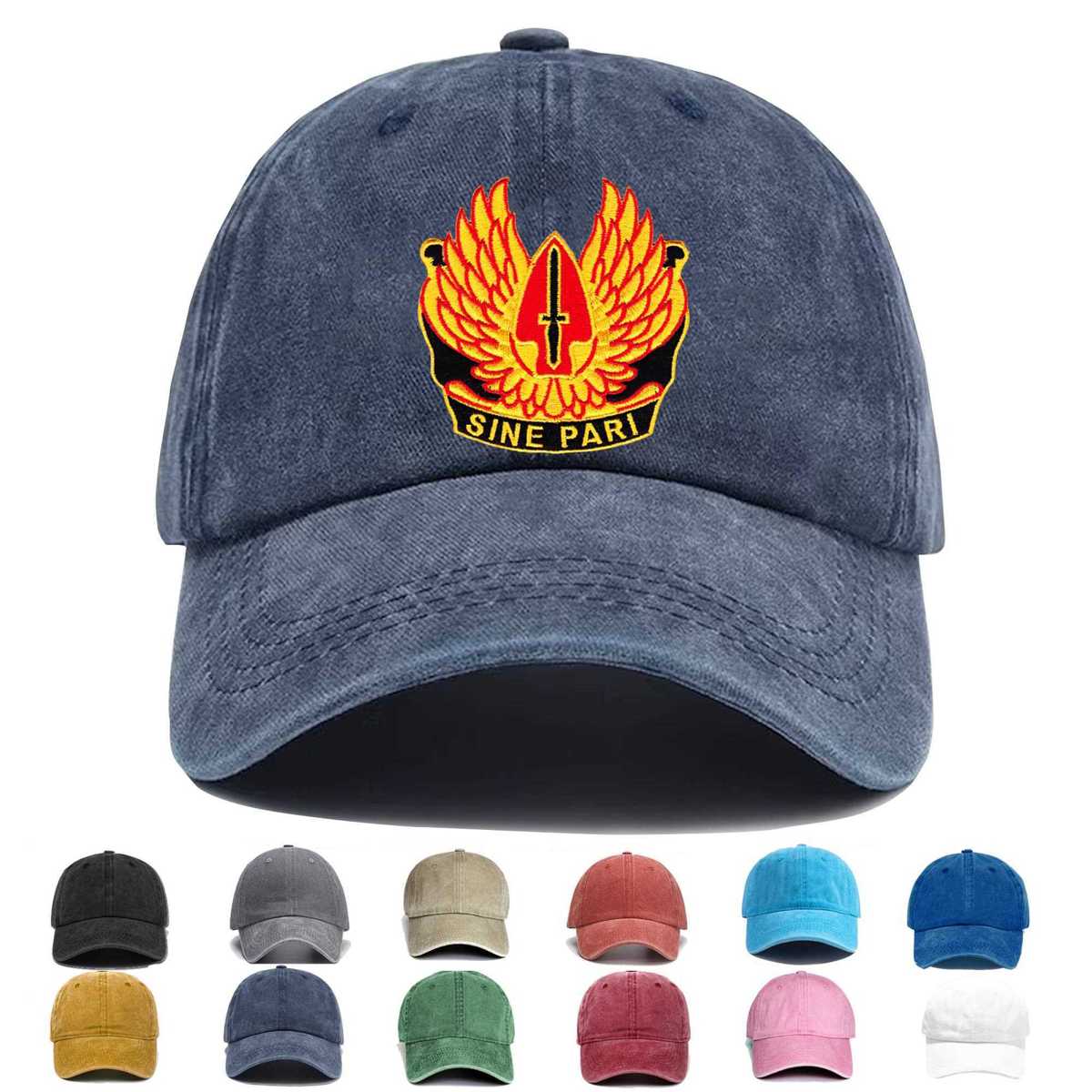 Airborne Soc Fort Bragg Theater Of Operation Embroidered Hat - Custom Hat