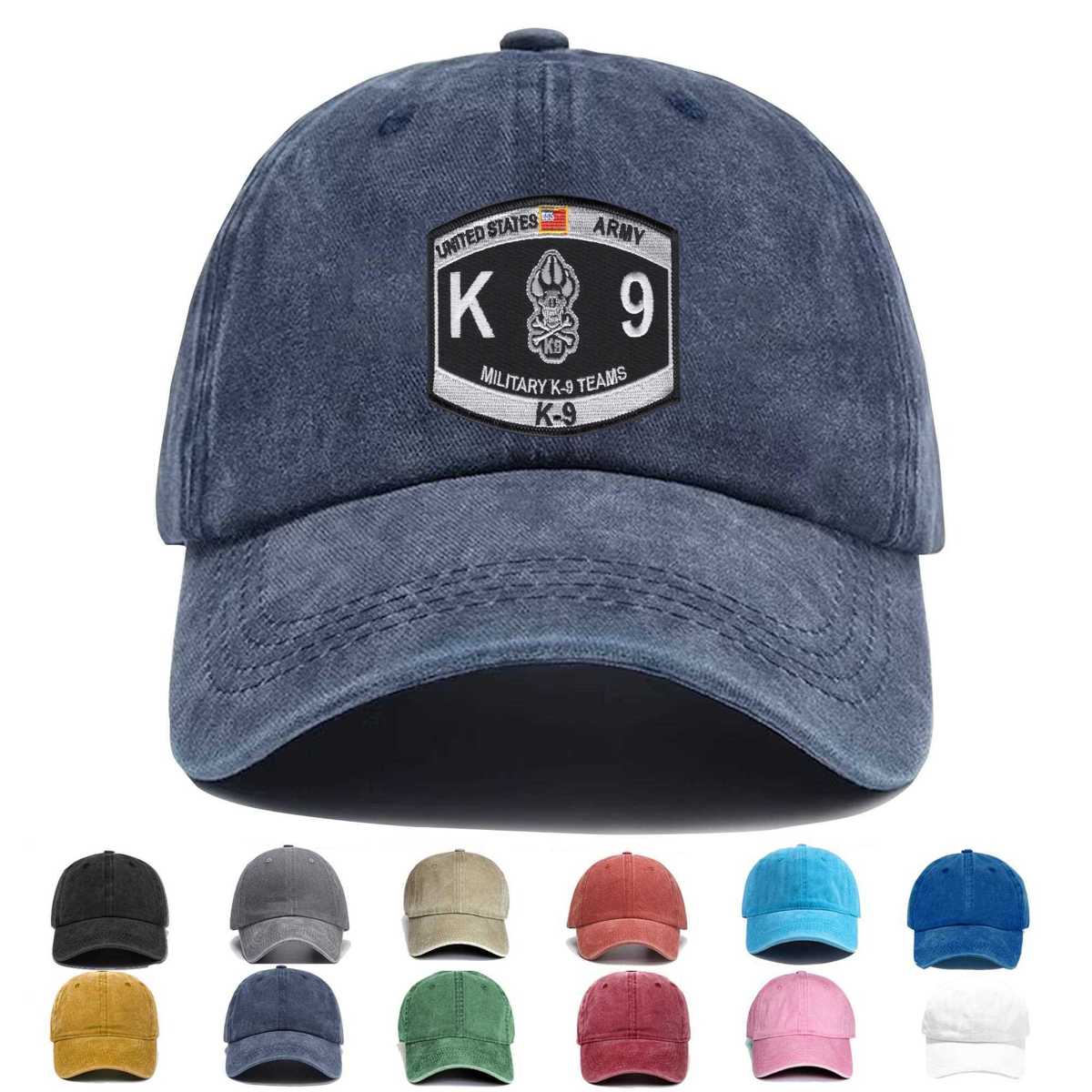 Army K 9 Teams Military Occupation Specialty Embroidered Hat - Custom Hat