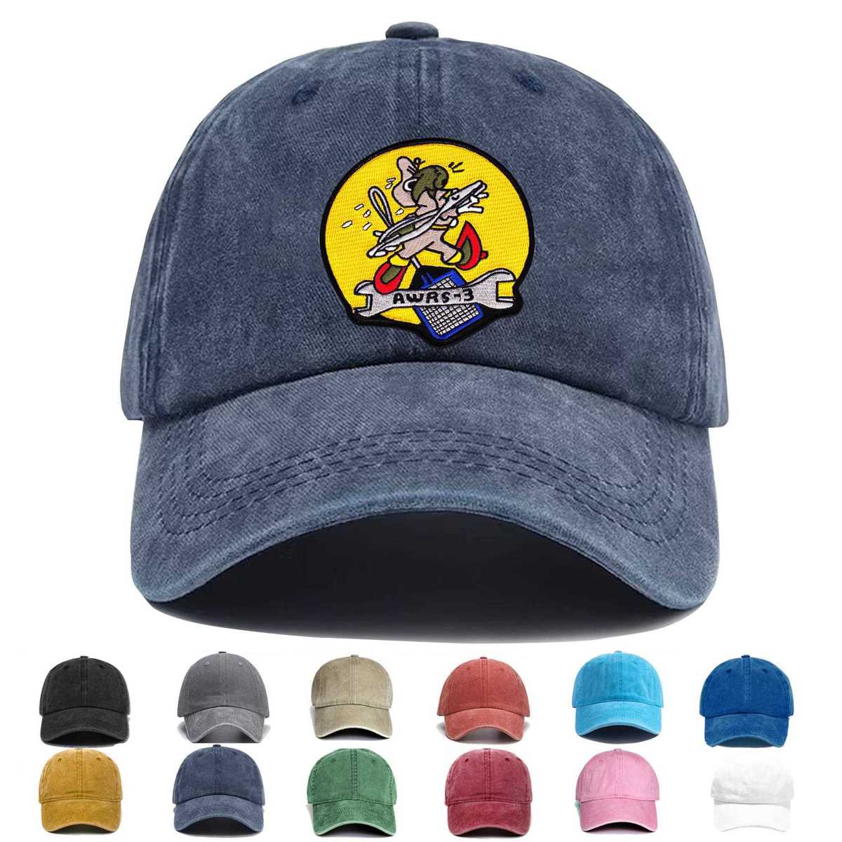Awrs 3 Aviation Woman Reserve Squadron Embroidered Hat - Custom Hat