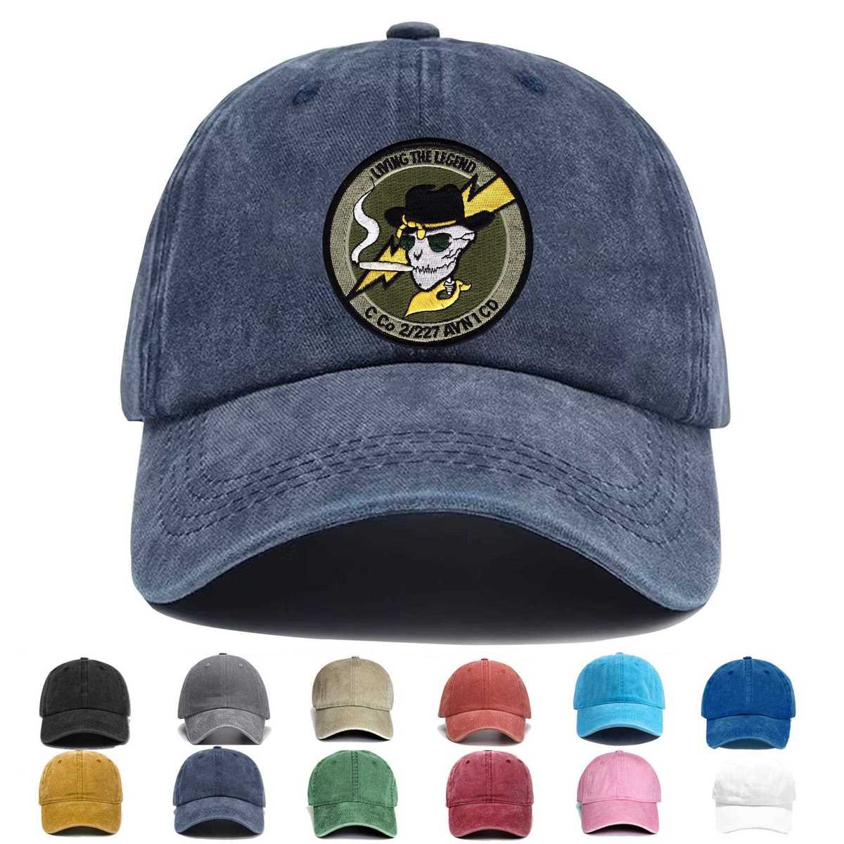 C Company 2nd Battalion 227th Aviation Attack Recon Regiment Embroidered Hat - Custom Hat