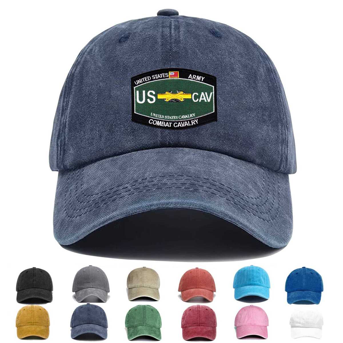 Cavalry Military Occupational Specialty Mos Embroidered Hat - Custom Hat