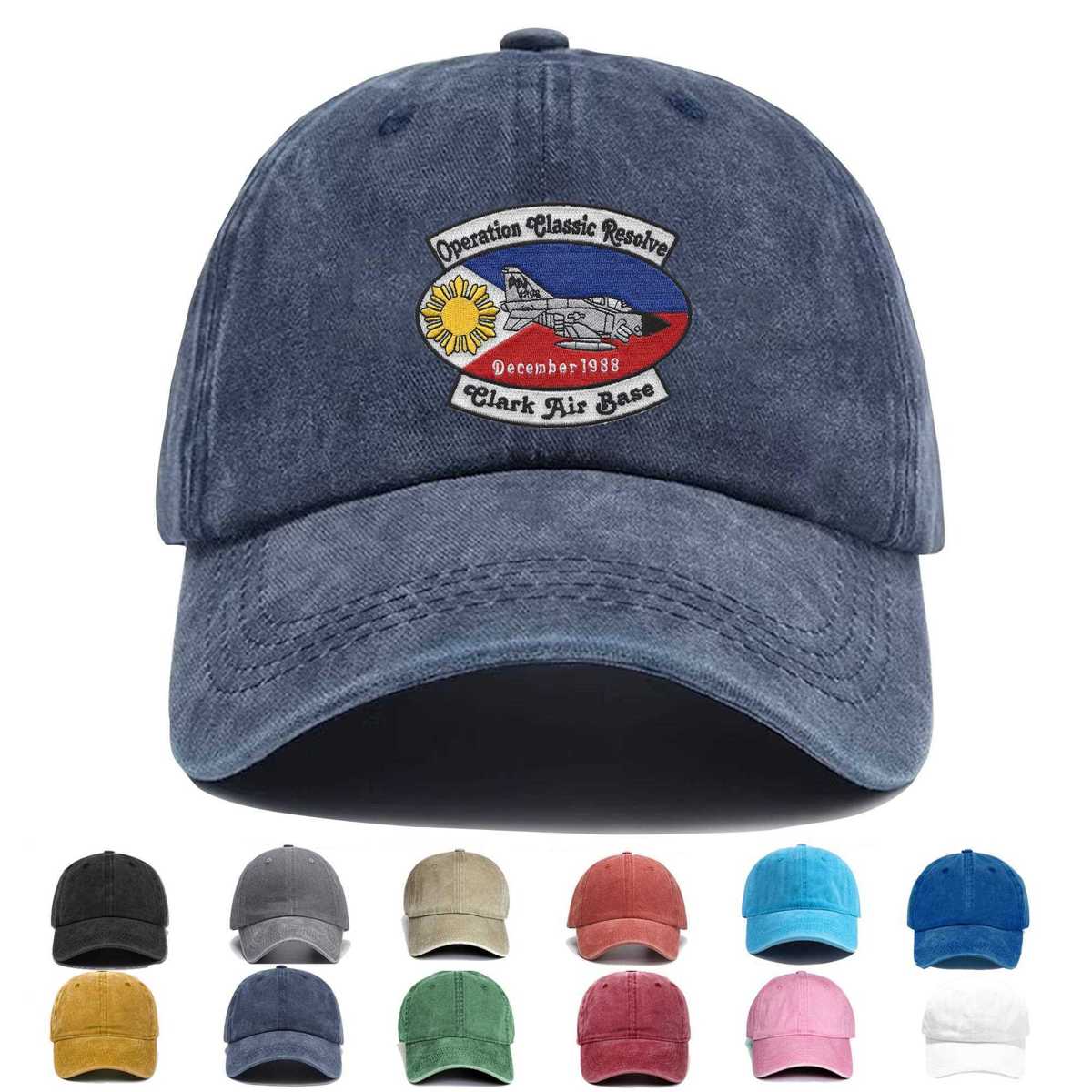 Clark Air Base Pi Operation Classic Resolve Embroidered Hat - Custom Hat