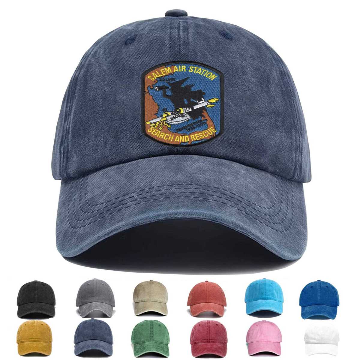 Coast Guard Air Station Salem Search And Rescue Embroidered Hat - Custom Hat
