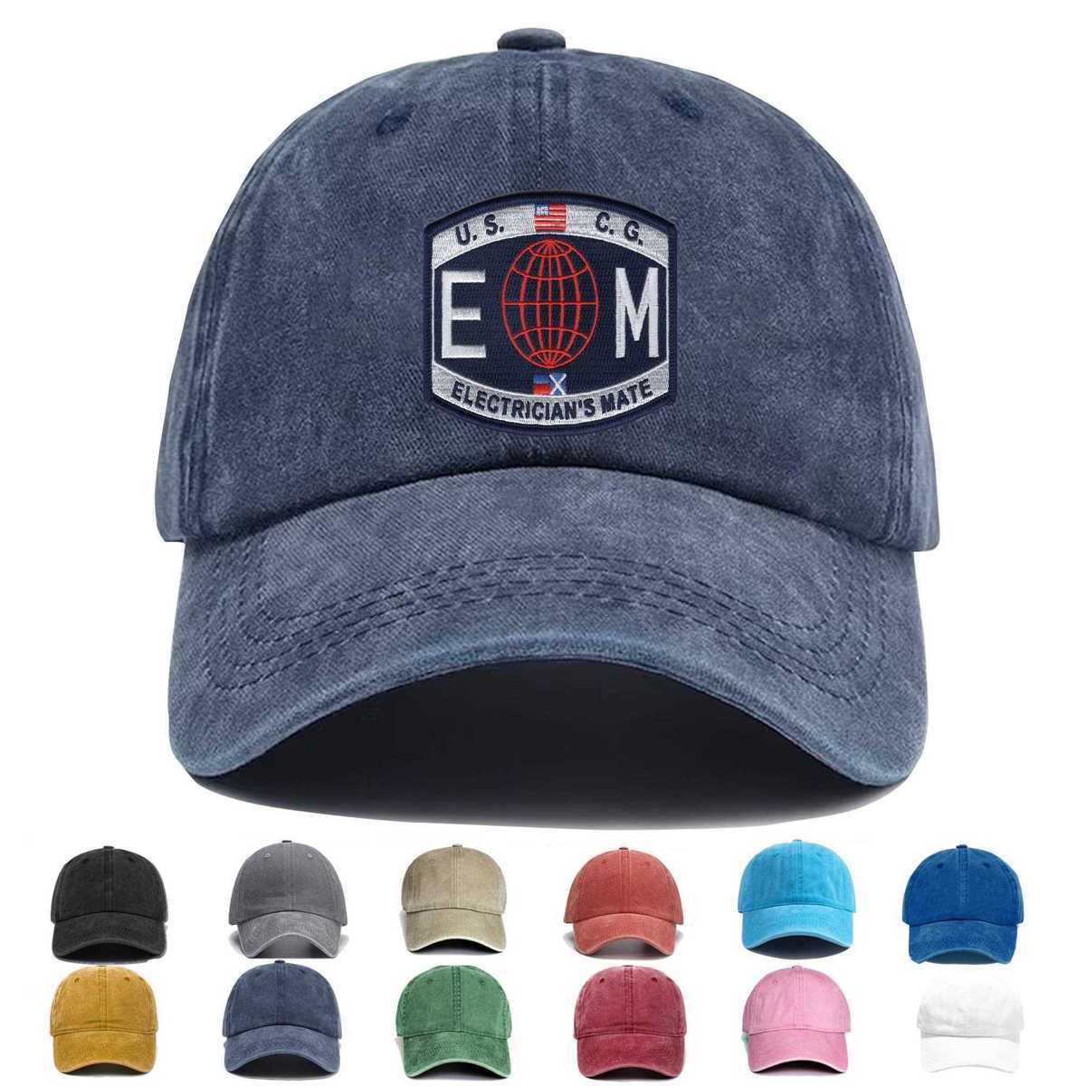Coast Guard Electricians Mate Rating Embroidered Hat - Custom Hat