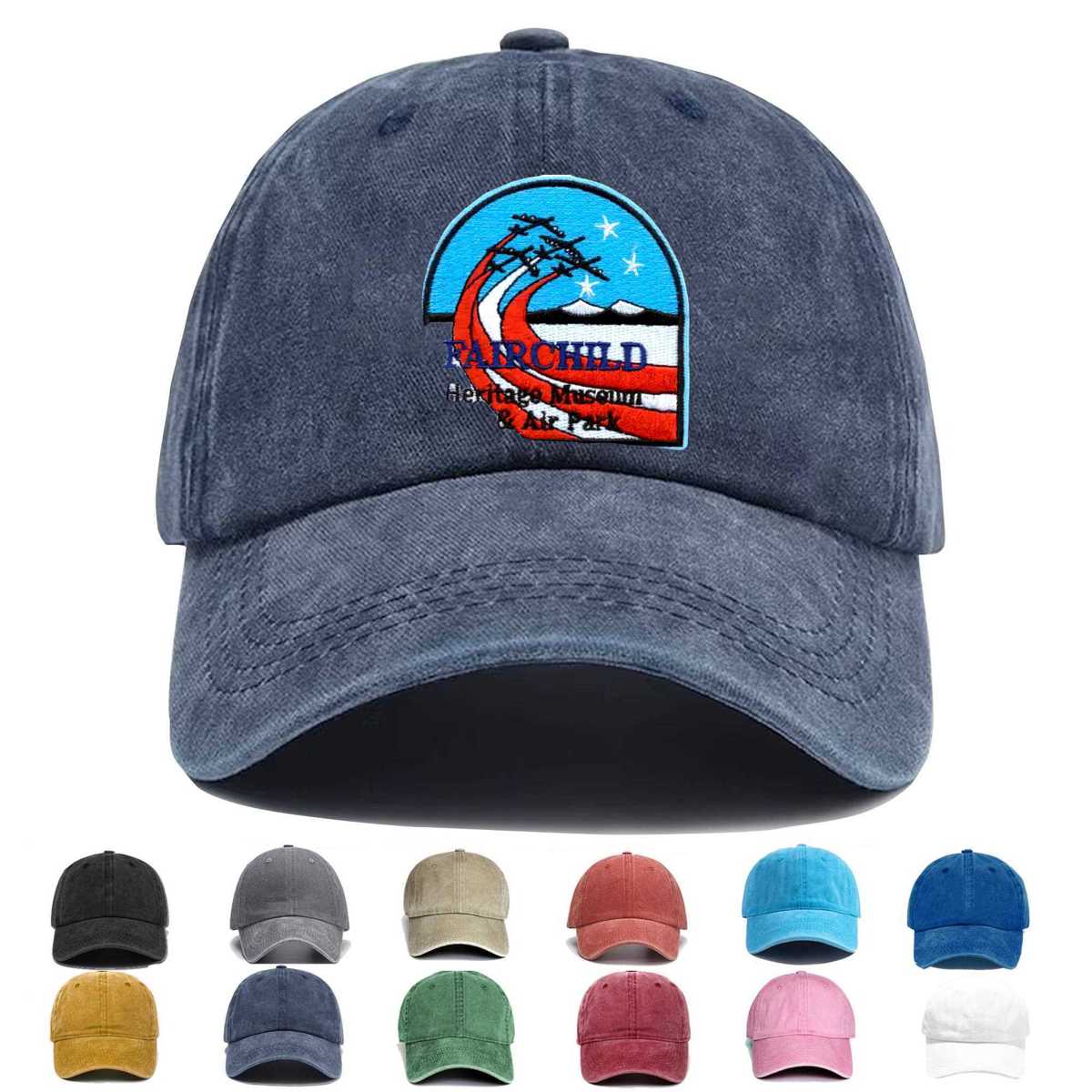 Fairchild Air Force Base Heritage Museum And Air Park Embroidered Hat - Custom Hat