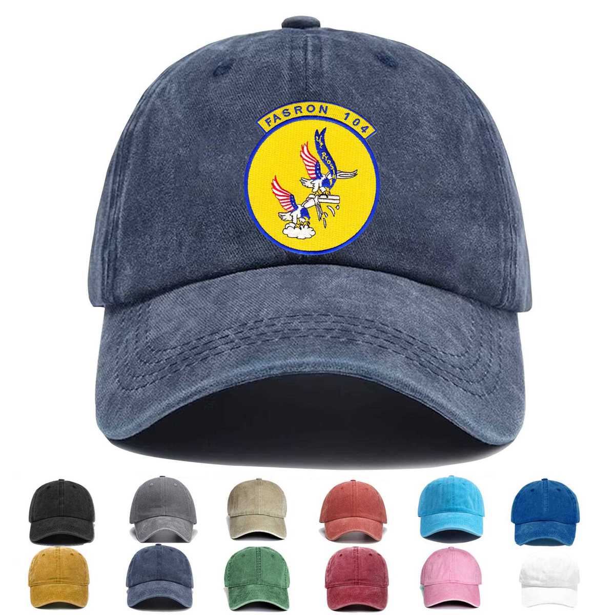 Fasron 104 Aviation Fleet Air Squadron One Hundred Four Embroidered Hat - Custom Hat