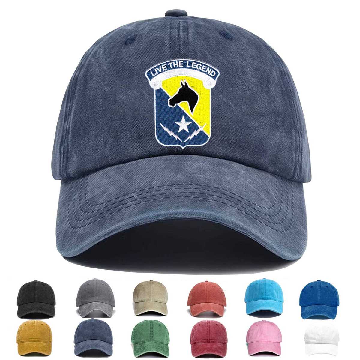 First Cavalry Division Special Troops Battalion Embroidered Hat - Custom Hat