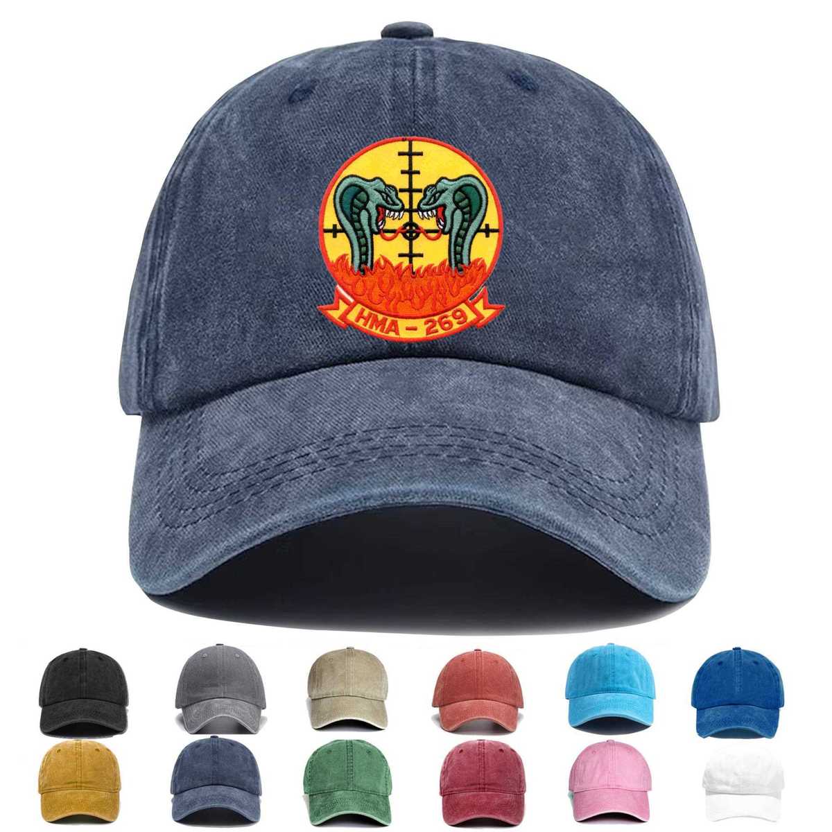 Hma 269 Helicoper Attack Squadron Embroidered Hat - Custom Hat