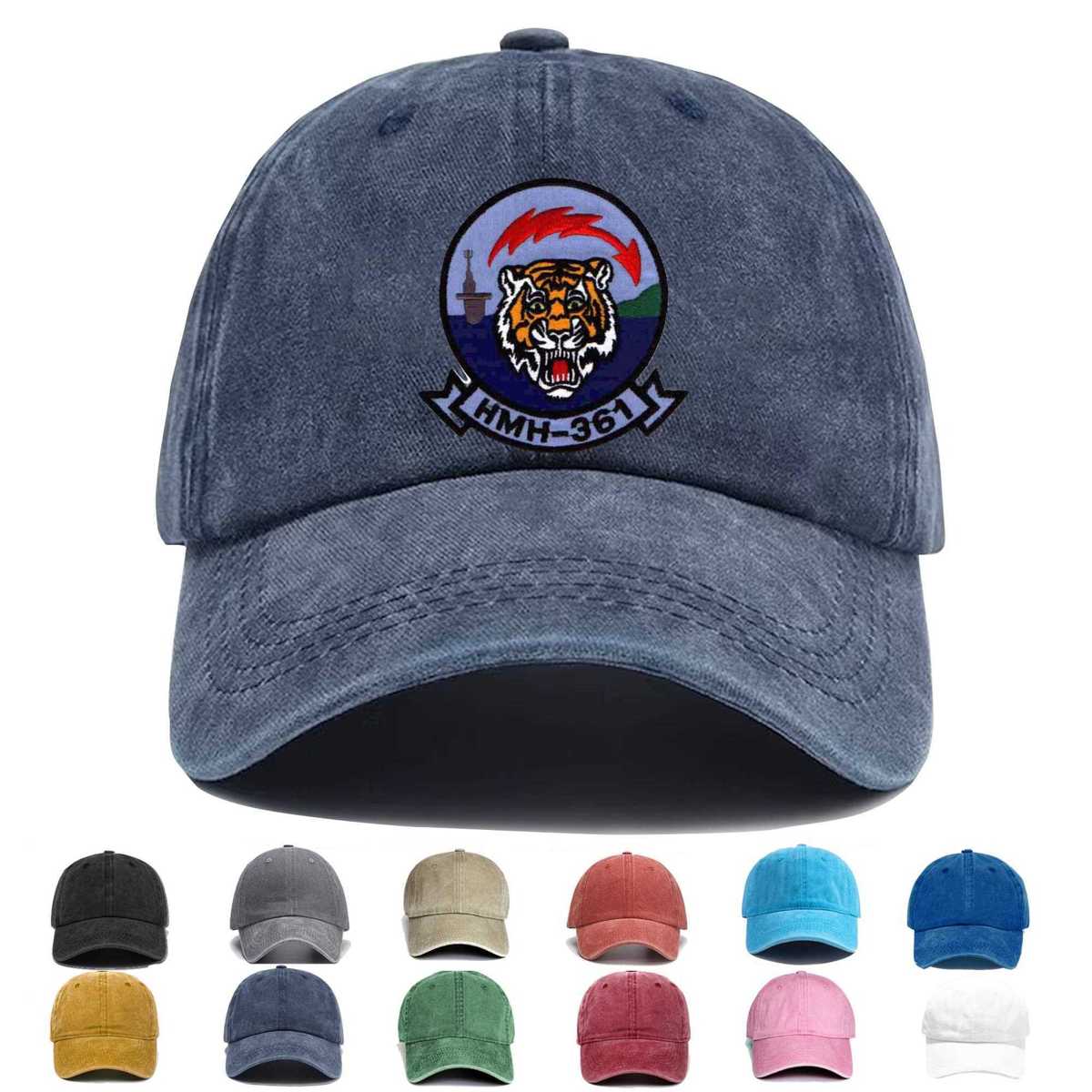 Hmh 361 Helicoper Squadron Embroidered Hat - Custom Hat