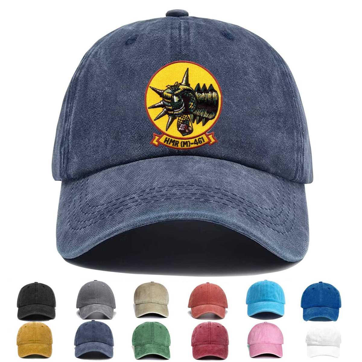 Hmrm 461 Helicopter Transport Squadron Four Six One Embroidered Hat - Custom Hat