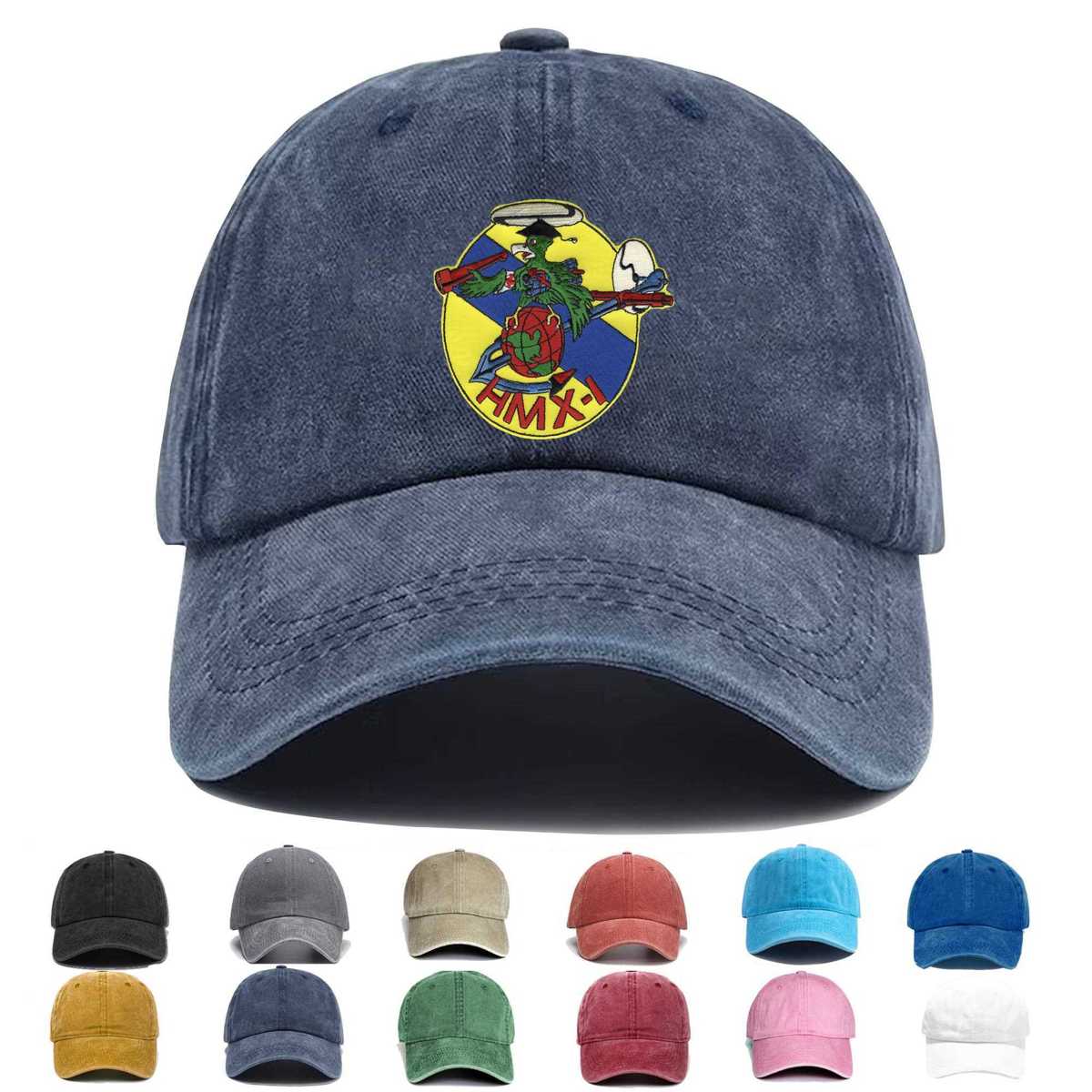 Hmx 1 Helicopter Squadron One The Nighthawks Embroidered Hat - Custom Hat