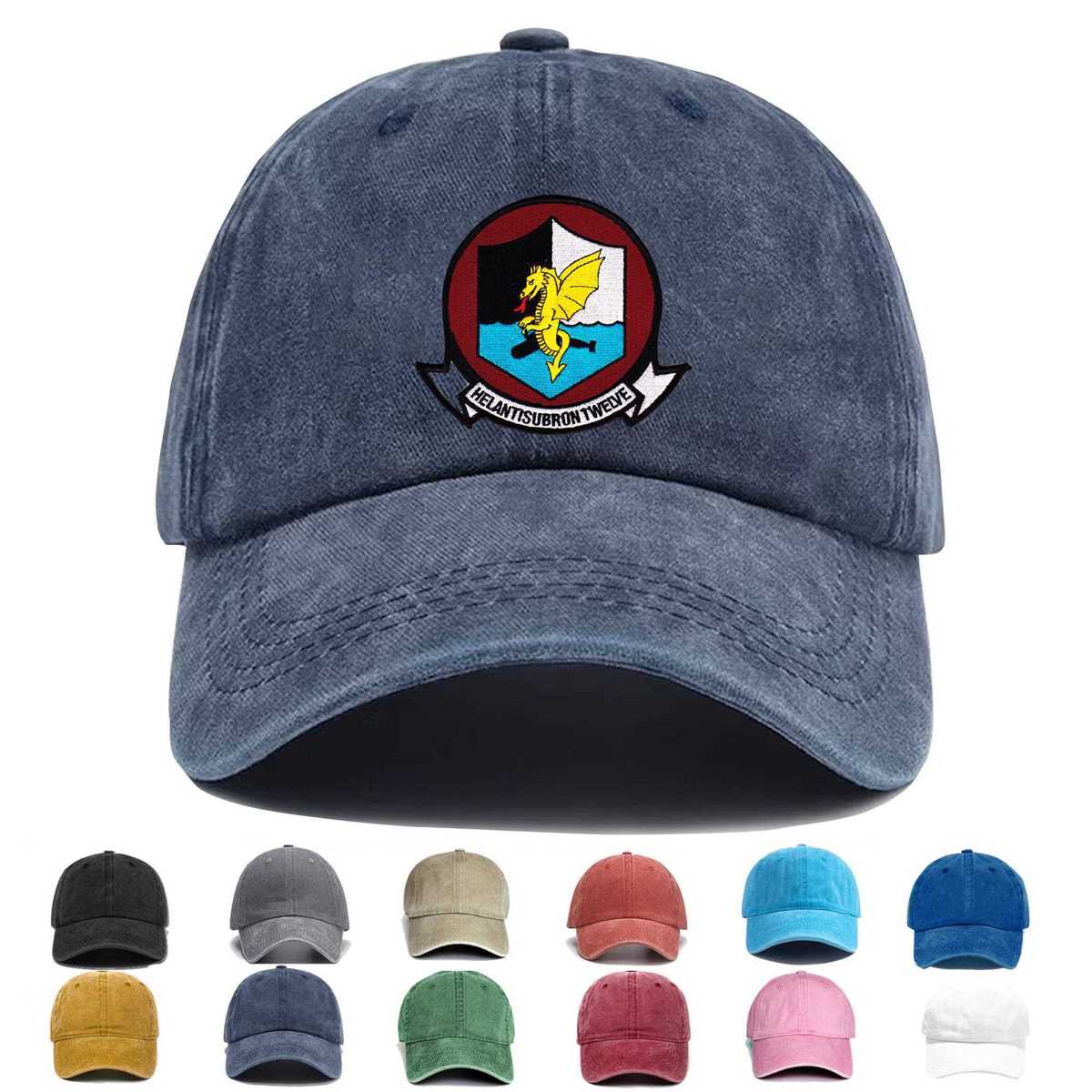 Hs 12 Anti Submarine Warfare Aviation Squadron Embroidered Hat - Custom Hat