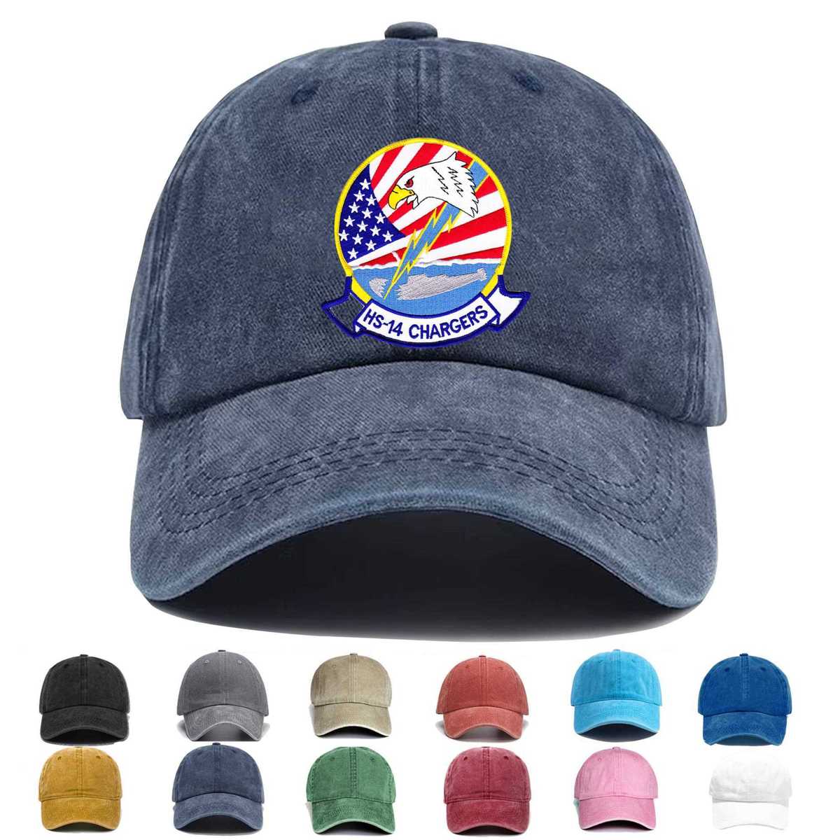 Hs 14 Chargers Red White Blue Embroidered Hat - Custom Hat