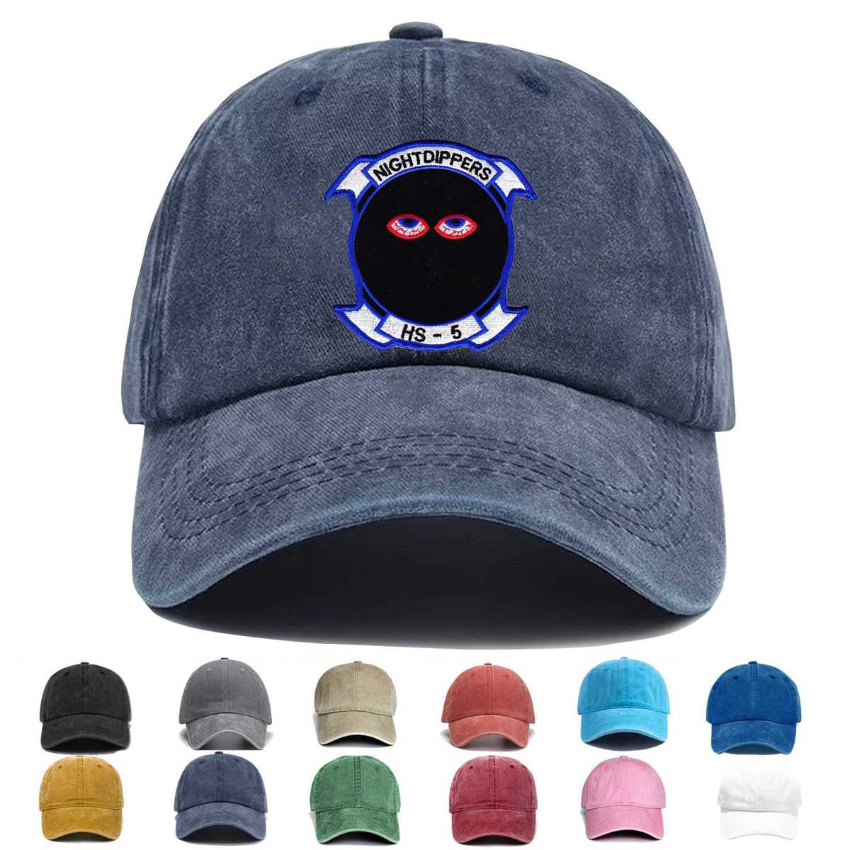 Hs 5 Anti Submarine Warfare Aviation Squadron Embroidered Hat - Custom Hat