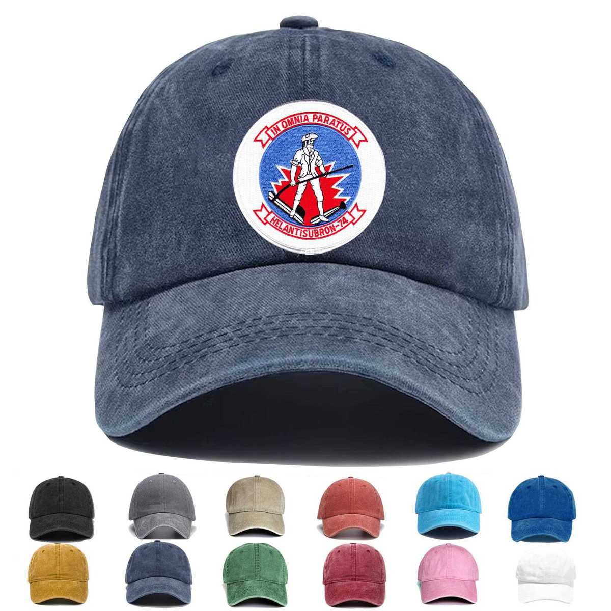 Hs 74 Anti Submarine Warfare Squadron Embroidered Hat - Custom Hat