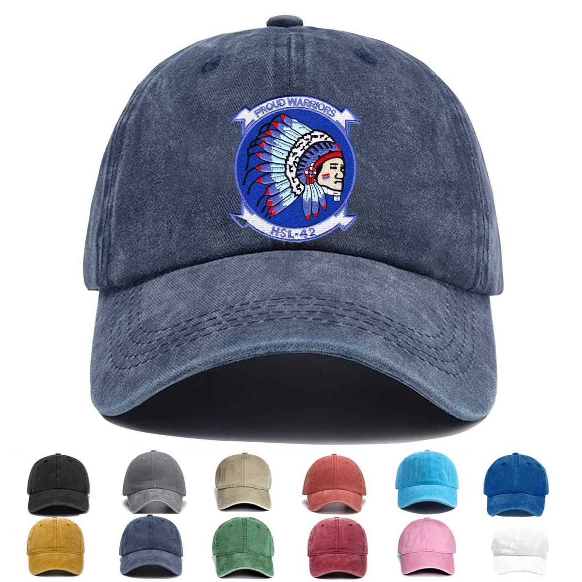 Hsl 42 Proud Warriors Embroidered Hat - Custom Hat