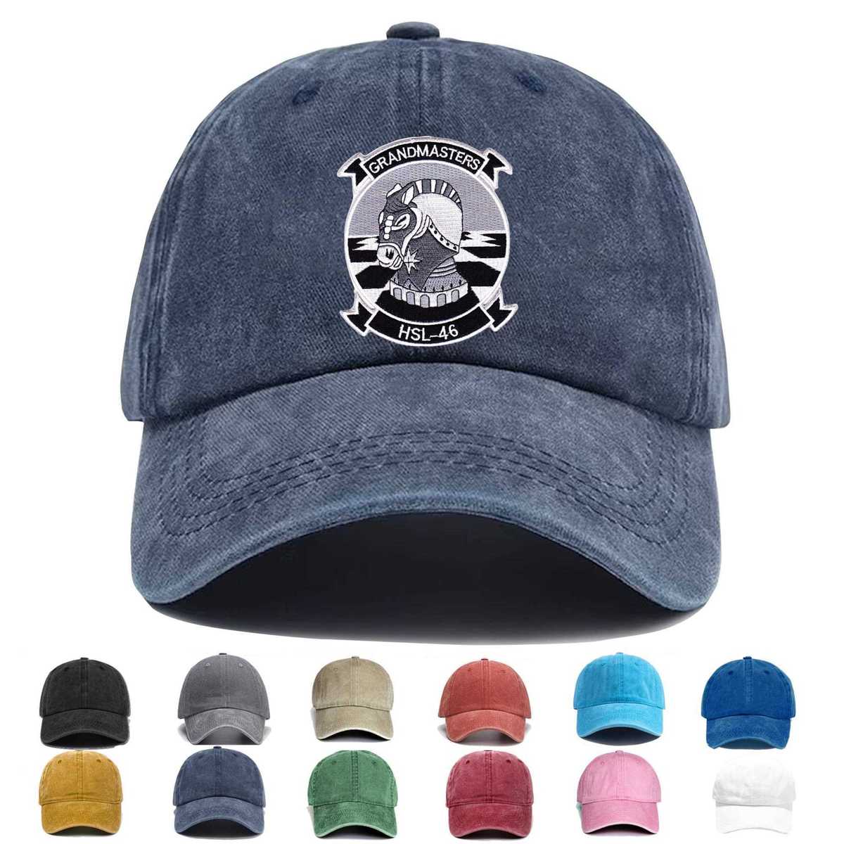 Hsl 46 Grandmasters Right Facing Embroidered Hat - Custom Hat