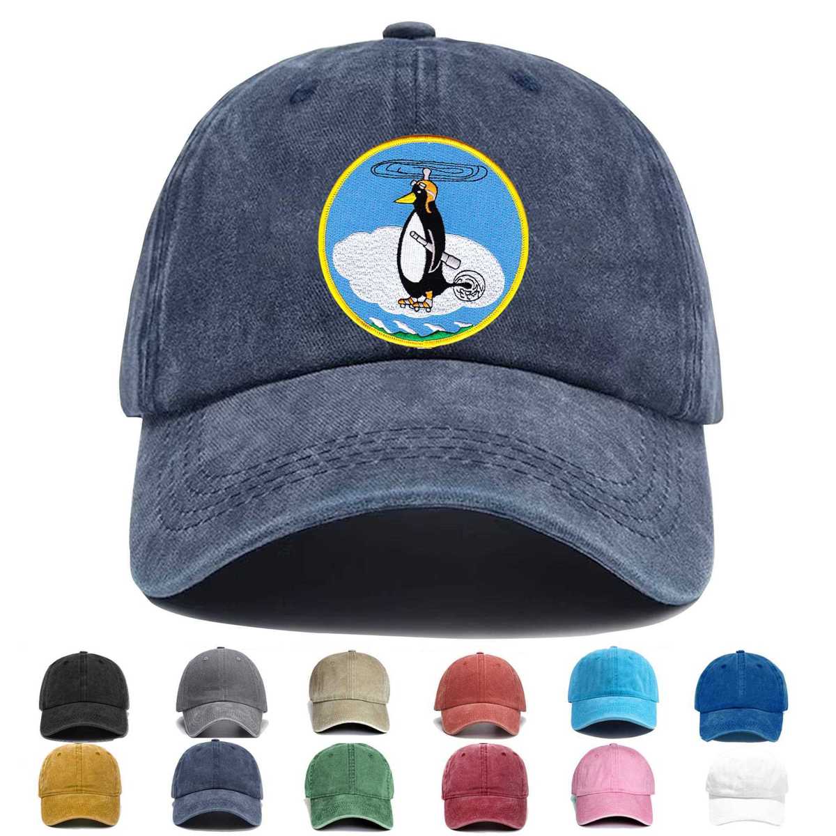 Hu 2 Helicopter Utility Squadron A Version Embroidered Hat - Custom Hat