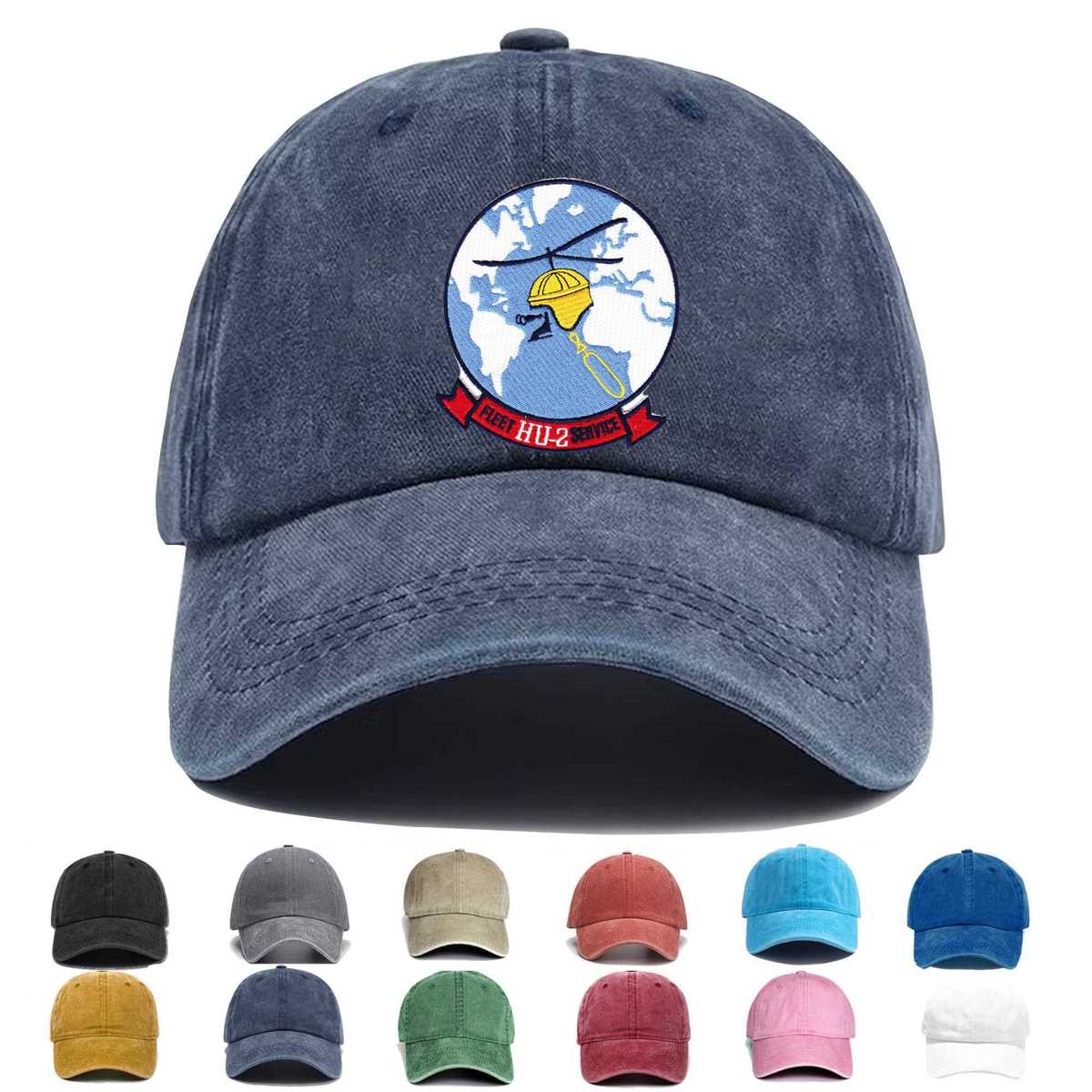 Hu 2 Fleet Service Fleet Angels Embroidered Hat - Custom Hat