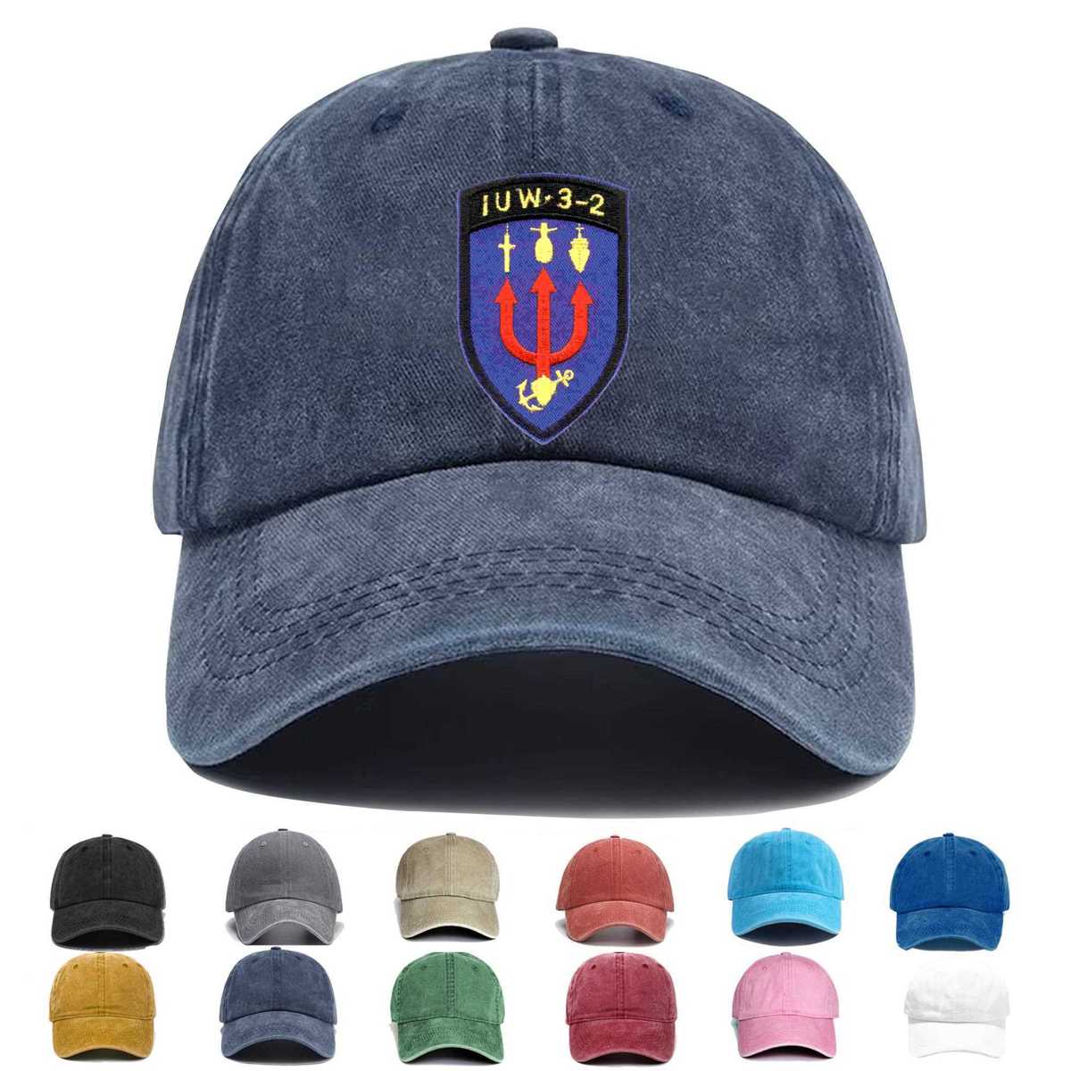 Iuw 3 Unit 2 Inshore Underwater Warfare Three Unit Two Embroidered Hat - Custom Hat