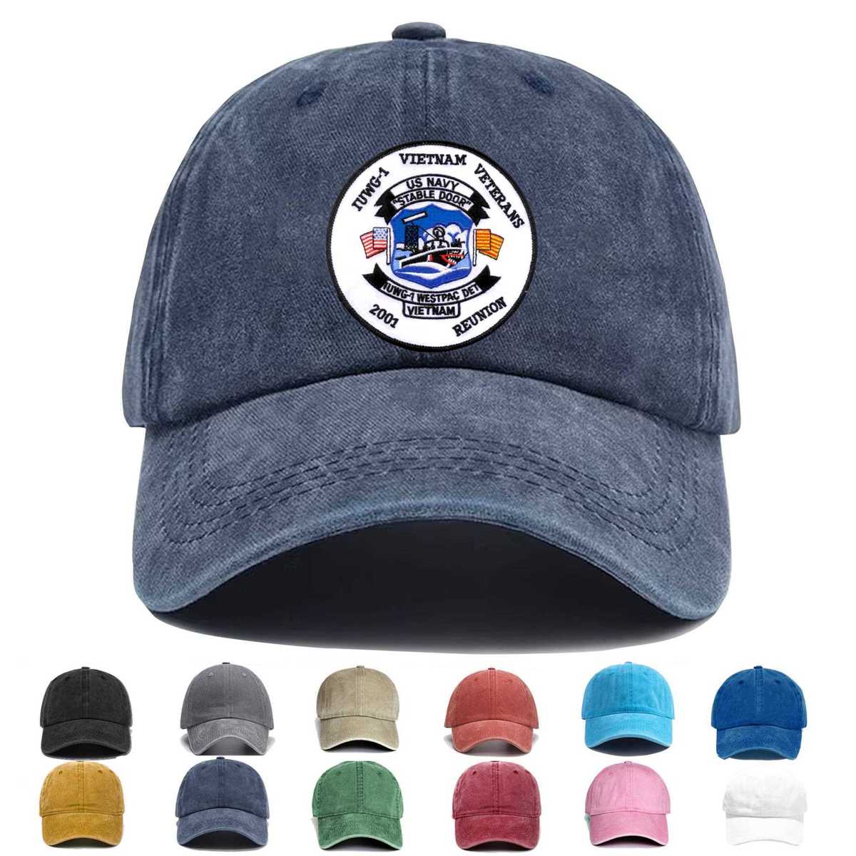 Iuwg 1 Inshore Undersea Warfare Group One Large Embroidered Hat - Custom Hat