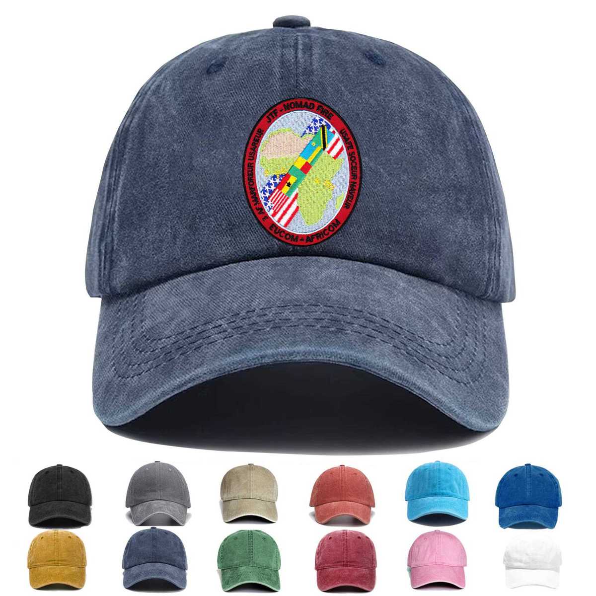 Jtf Nomad Fire Soceur Naveur Eucom Africom Embroidered Hat - Custom Hat