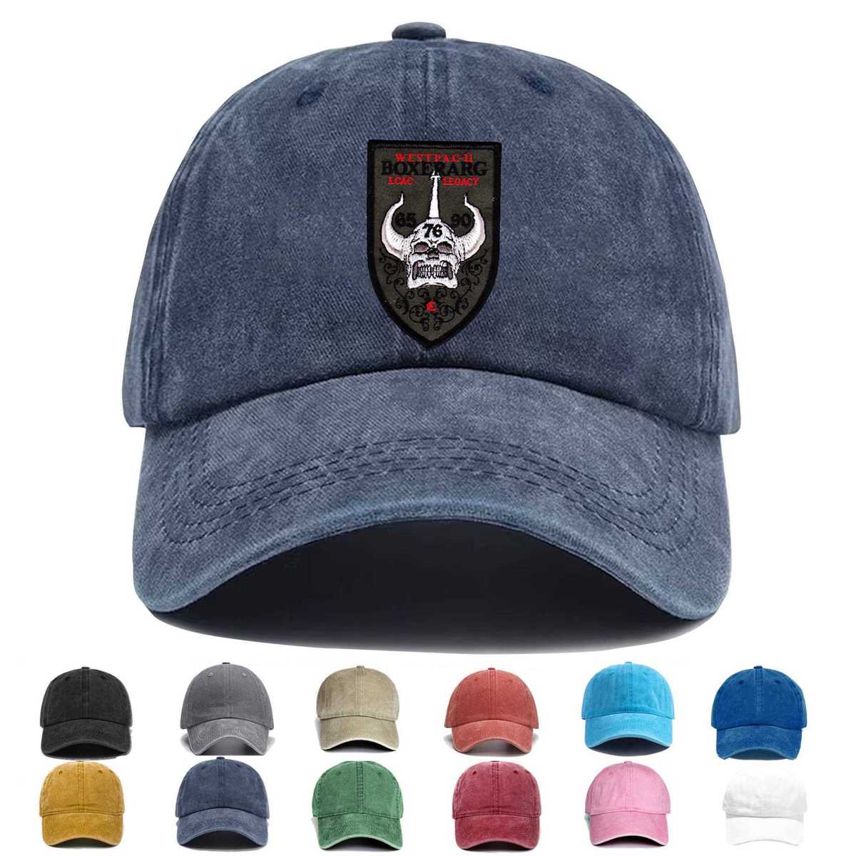 Lhd 4 Uss Boxer Arg Lcac Legacy Westpac 11 Embroidered Hat - Custom Hat
