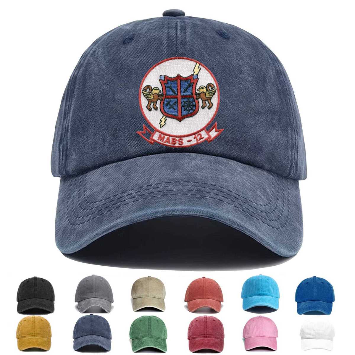 Mabs 12 Air Base Squadron Small Base Ball Embroidered Hat - Custom Hat
