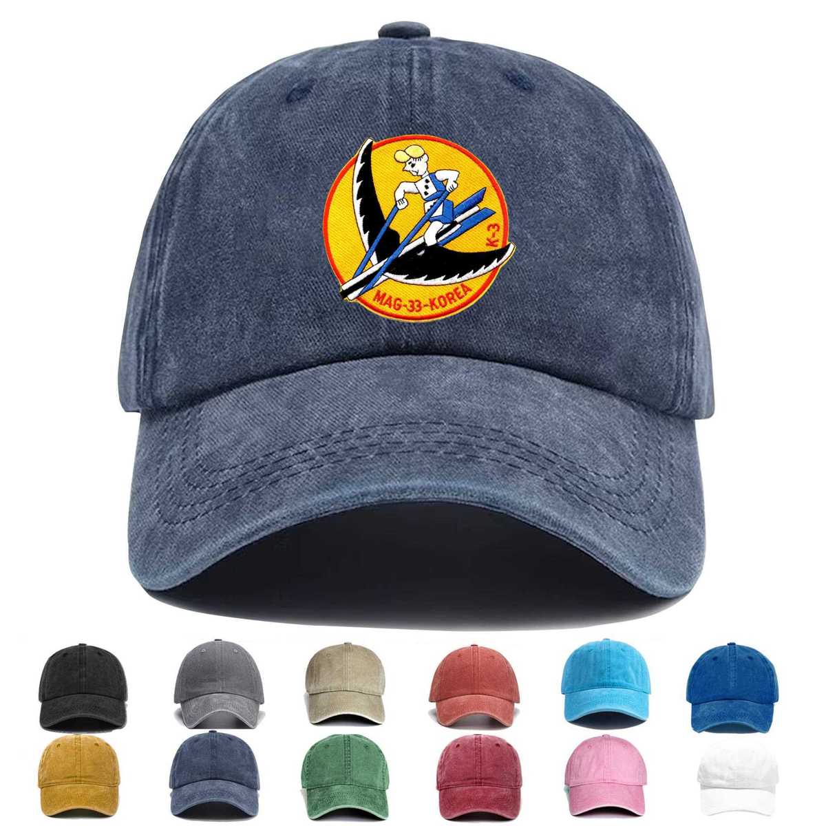 Mag 33 Marine Aircraft Group Three Three Embroidered Hat - Custom Hat
