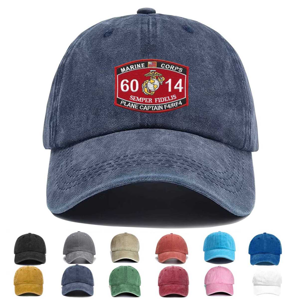 Military Occupational Specialty 6014 Plane Captain F4rf4 Mos Embroidered Hat - Custom Hat